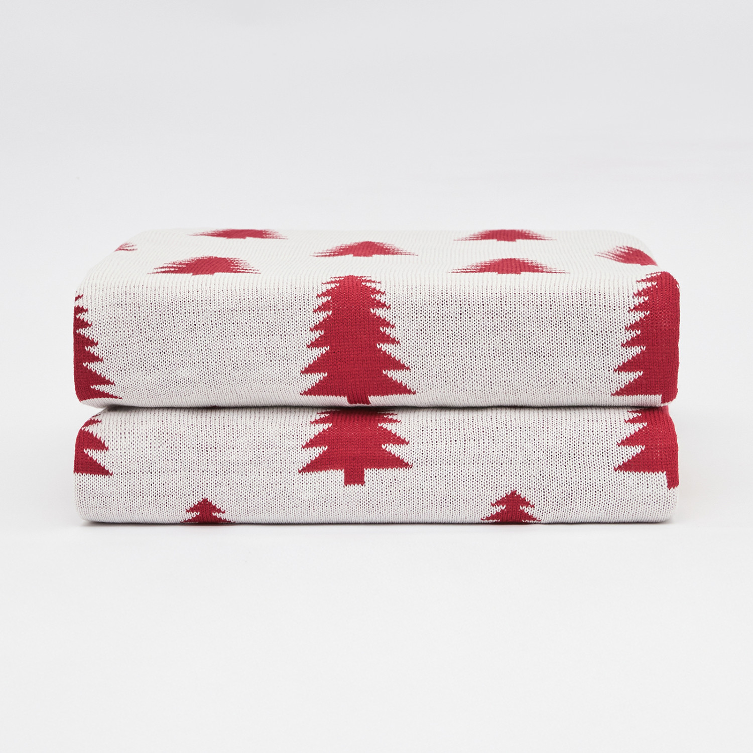 Плед Abete rosso, красный - фото № 11