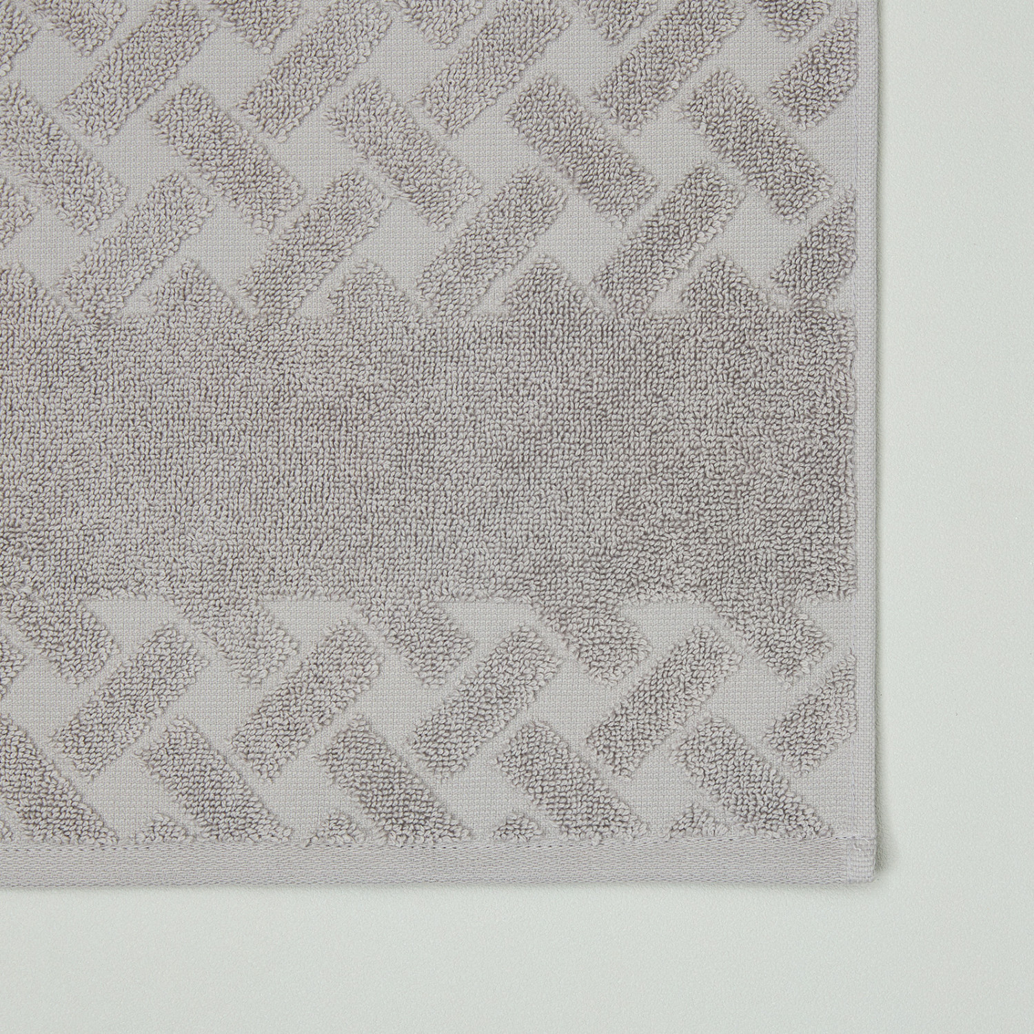 Полотенце махровое Адрио/Adrio, серое - фото № 3