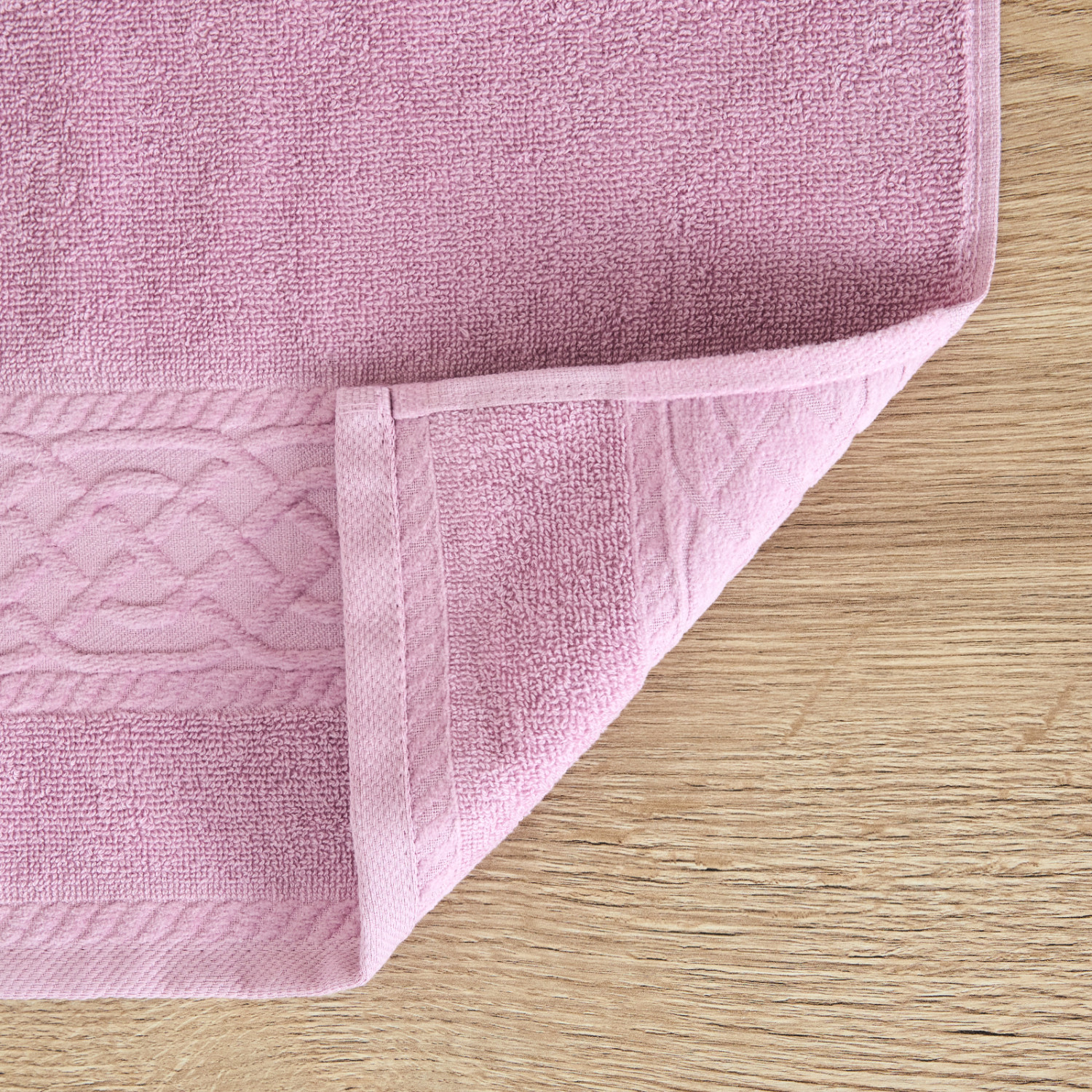 Полотенце махровое Costanza, сиреневое - фото № 6