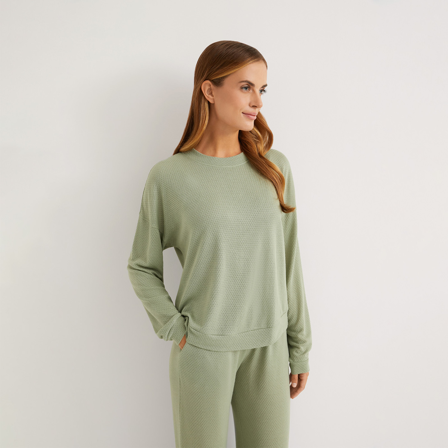 Джемпер Charme, зеленый - фото № 3