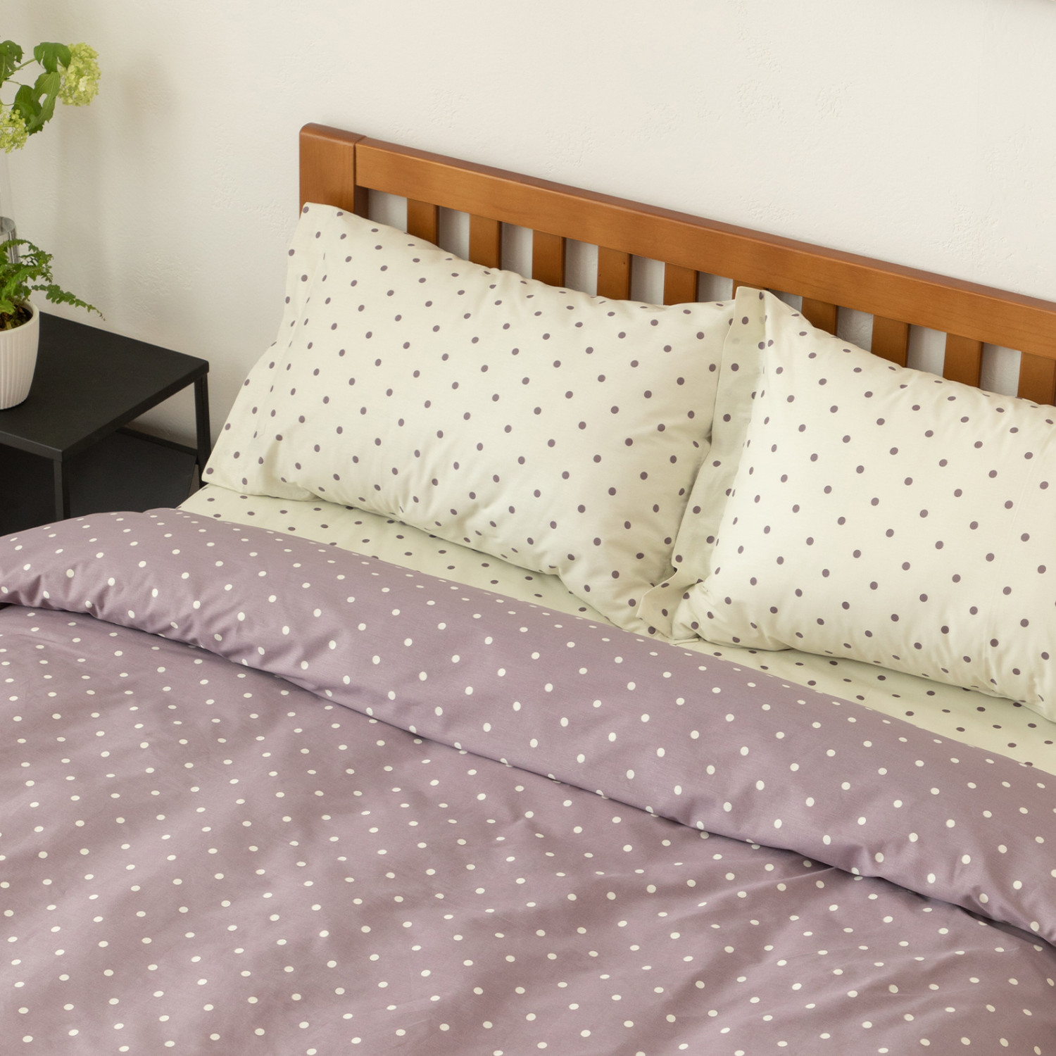 Постельное белье Pois purple I - фото № 9