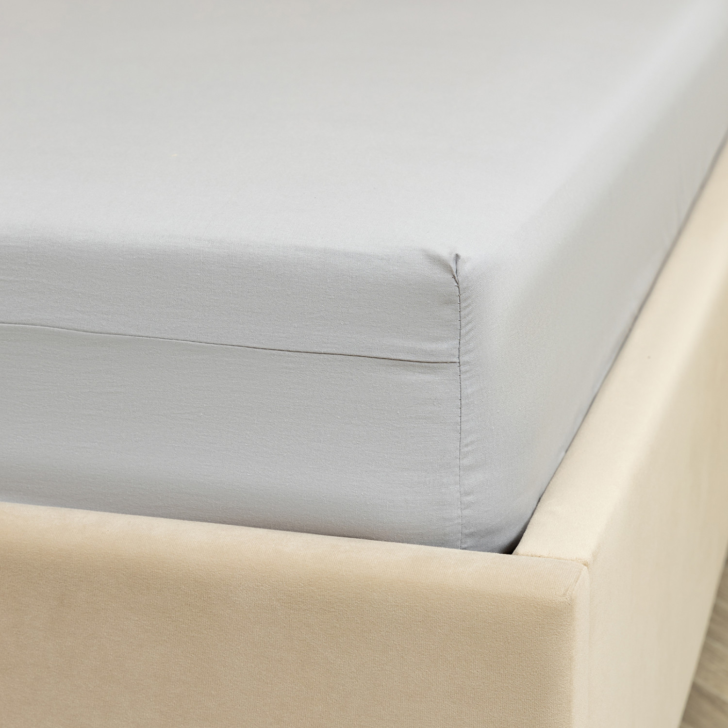 Простыня на резинке Туман/Fog