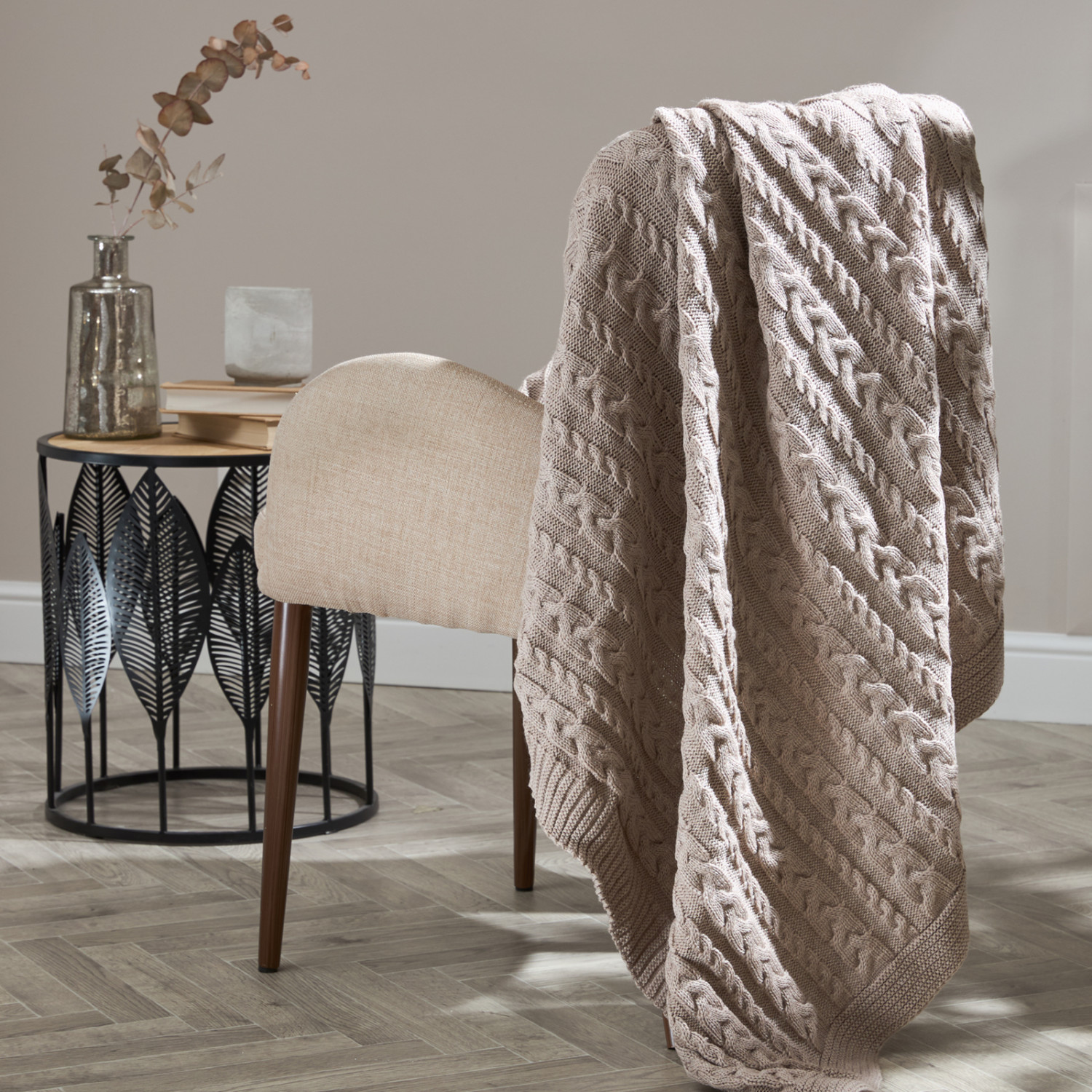 Плед Новаллас/Novallas, кофе