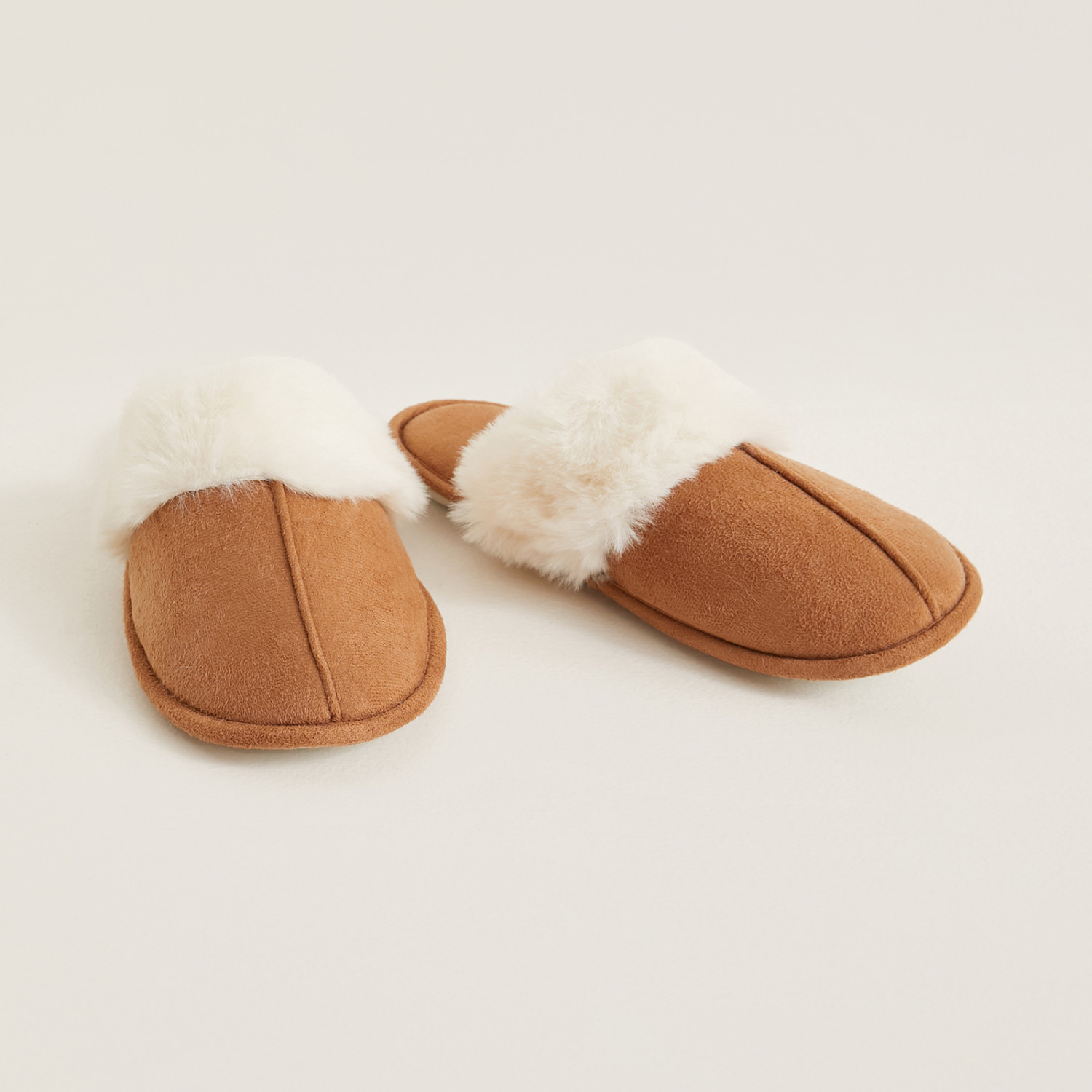 Тапочки Comfy, бежевые - фото № 3