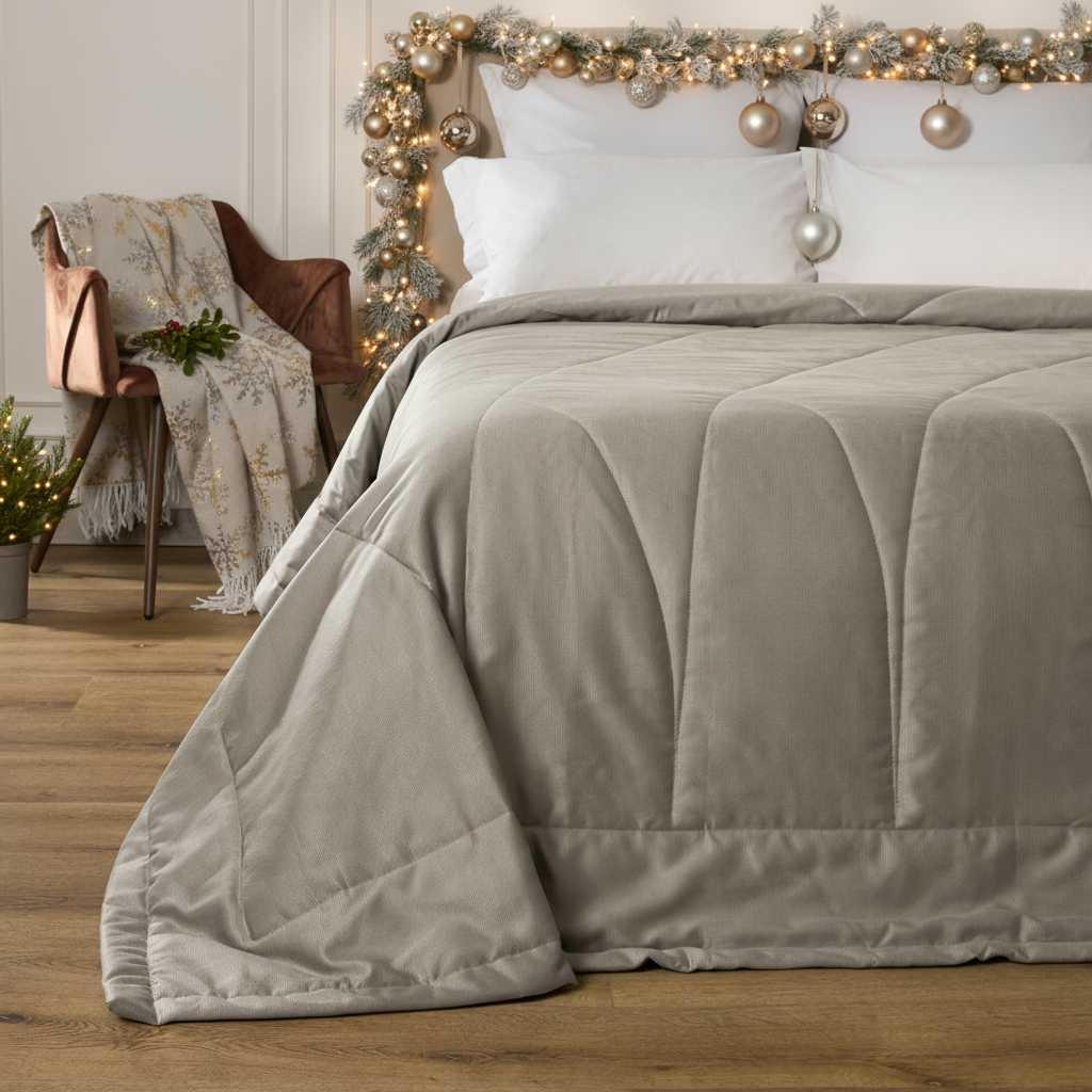 Покрывало Villoresi, серое