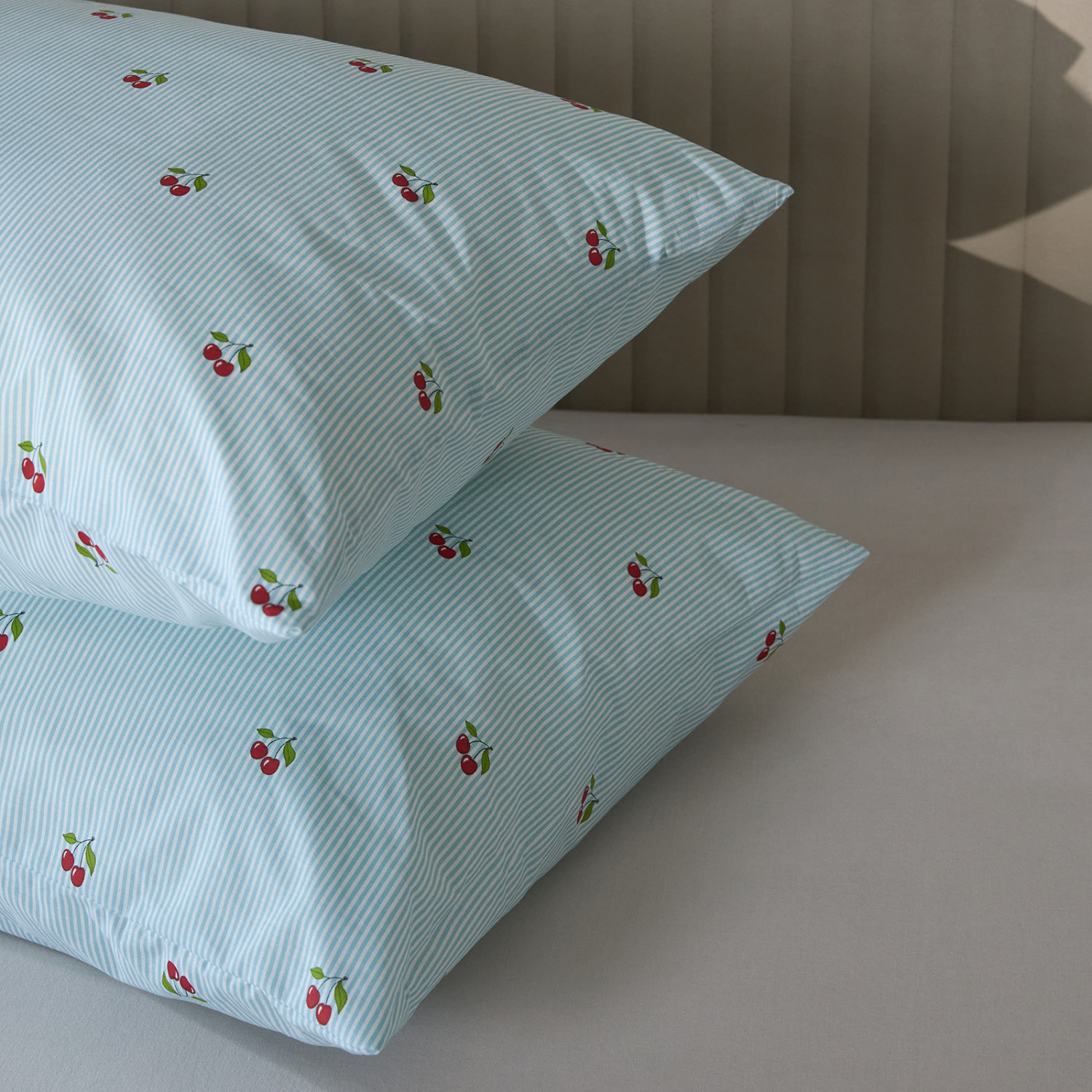 Комплект наволочек Cherry stripe - фото № 4