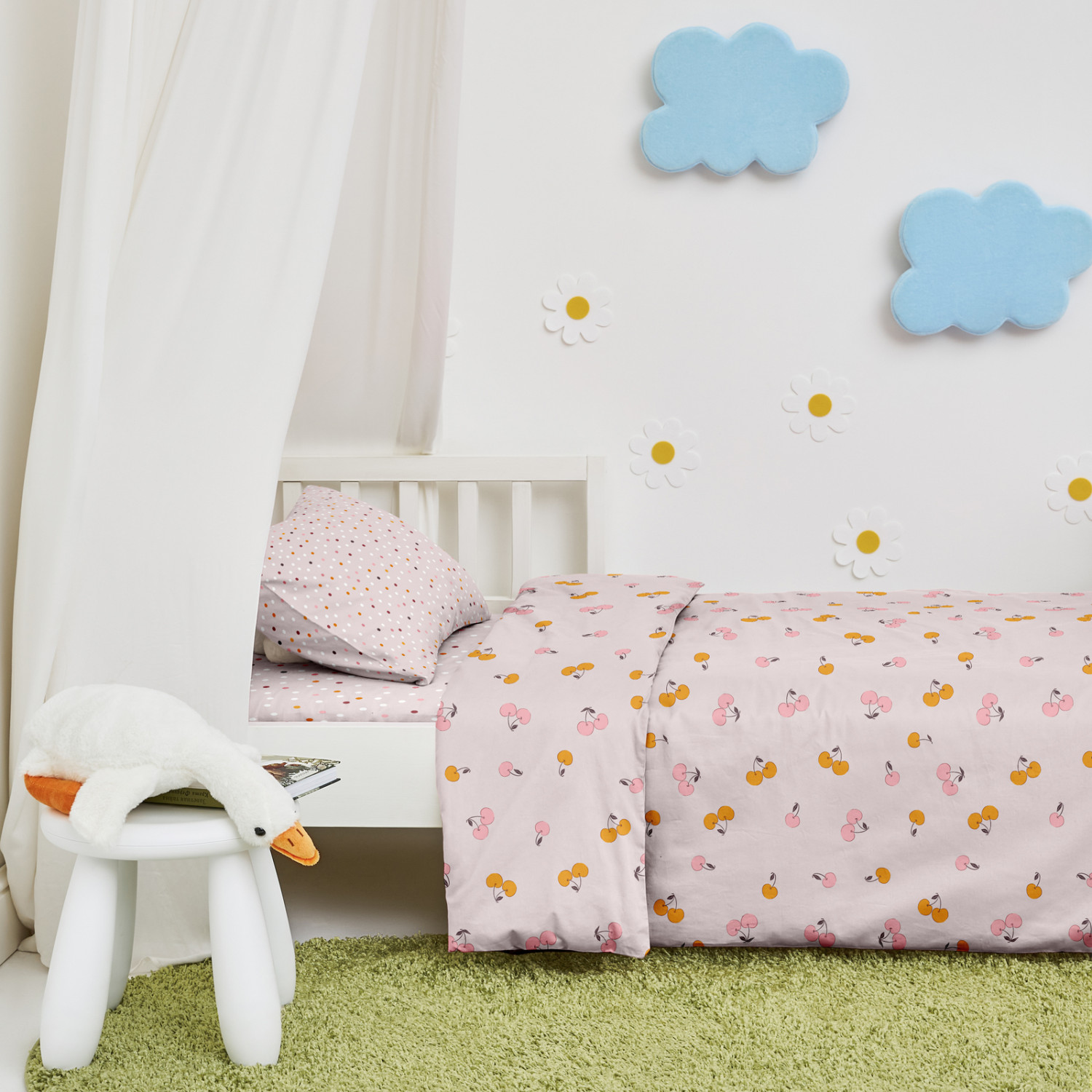 Постельное белье детское Нежная вишня - фото № 2