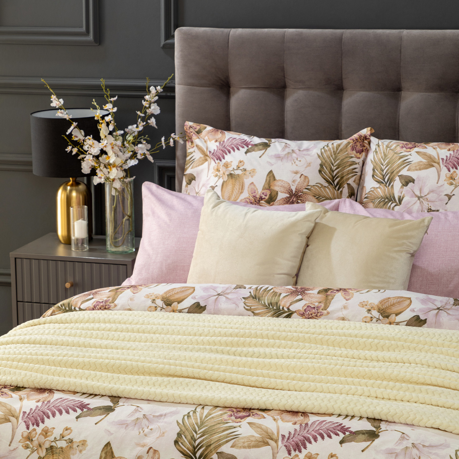 Постельное белье Perfezione, розовое - фото № 12