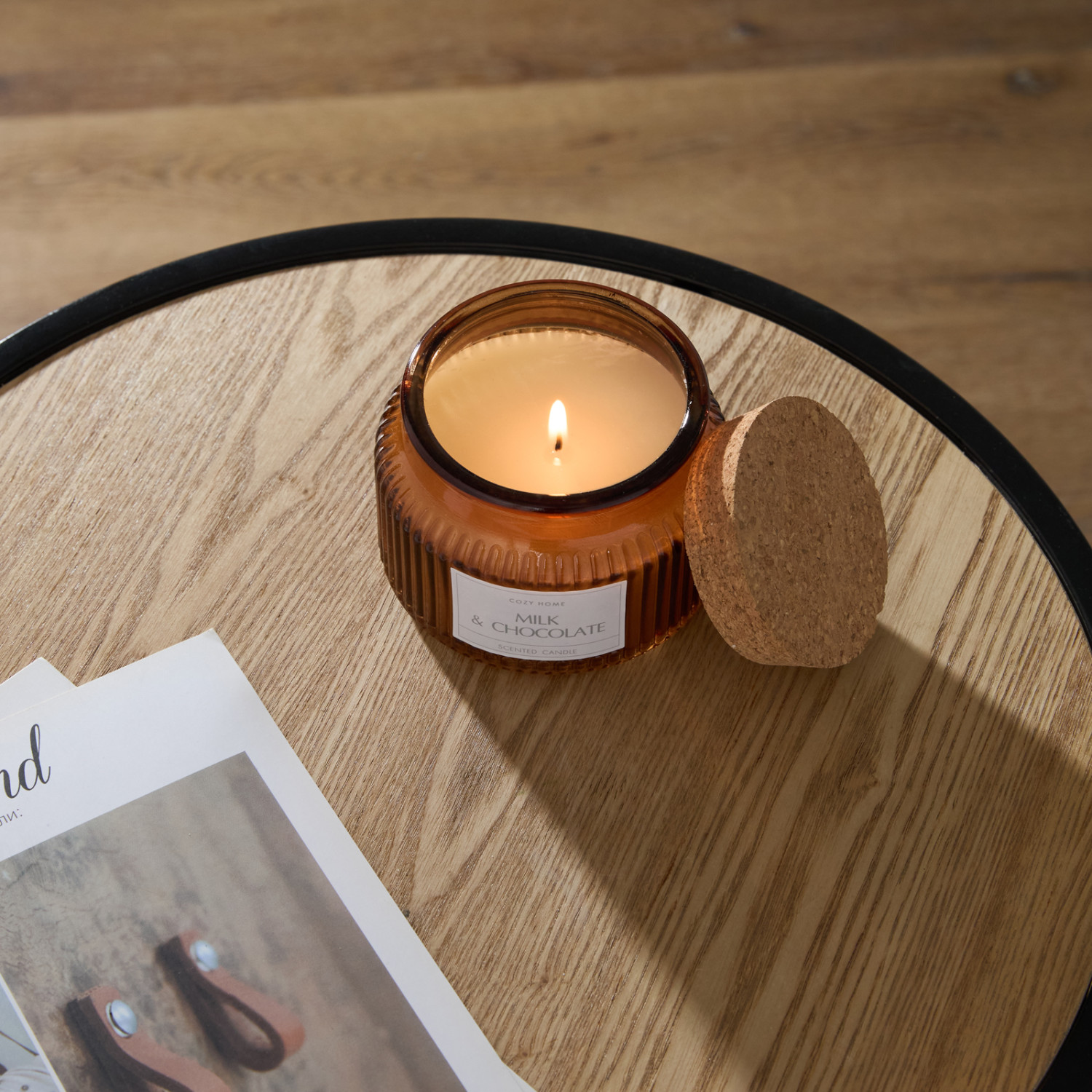 Свеча ароматическая Молочный шоколад/Milk&Chocolate - фото № 4