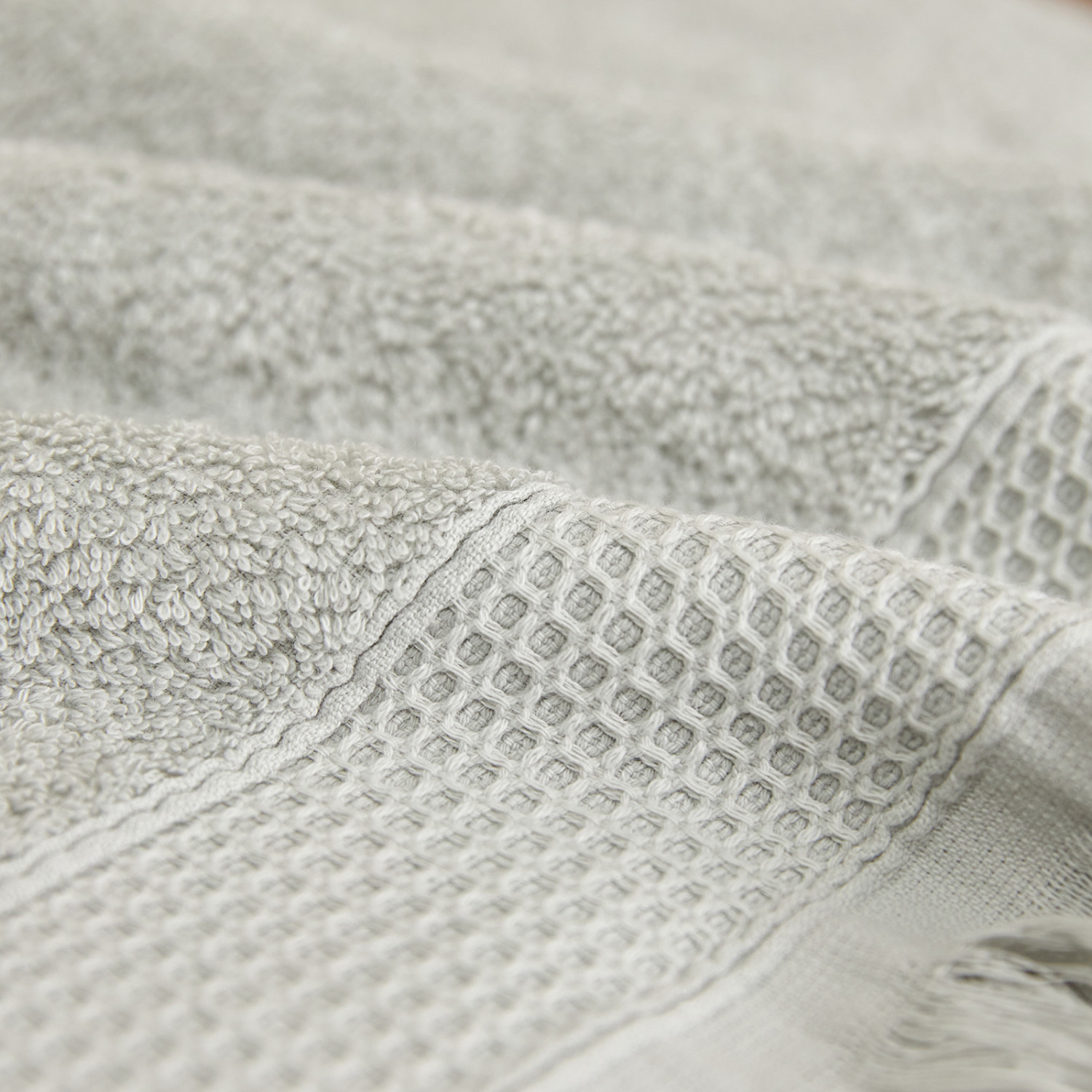 Полотенце махровое Finezza, серое - фото № 6