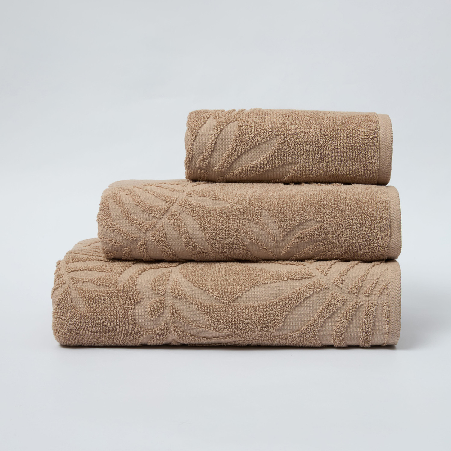 Полотенце махровое Тропико/Tropico, бежевое - фото № 7