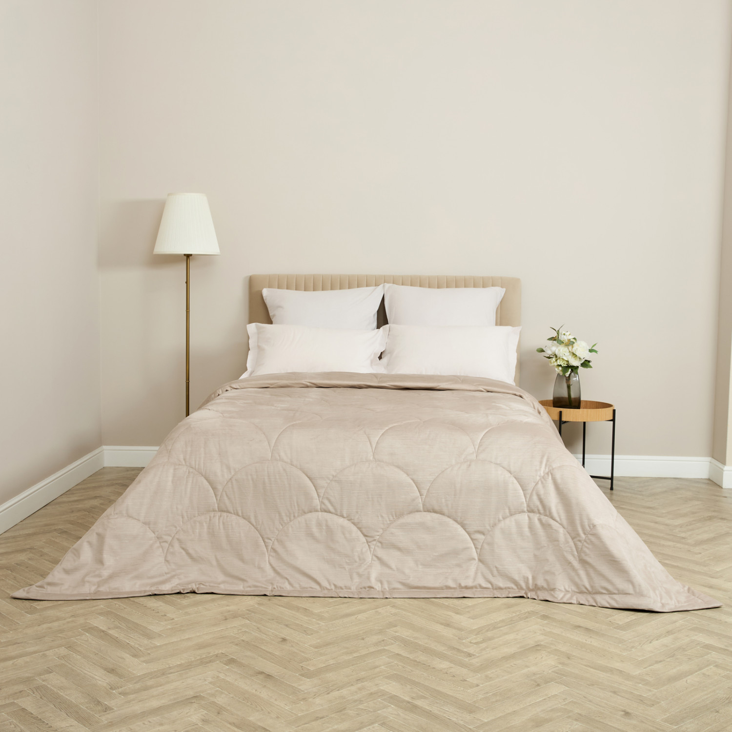 Покрывало Adelfa, бежевое