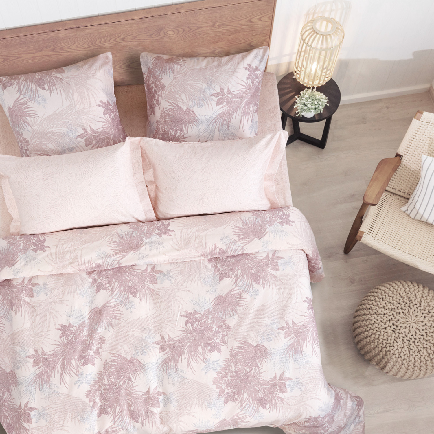 Постельное белье Bellona, розовое сатин - фото № 3