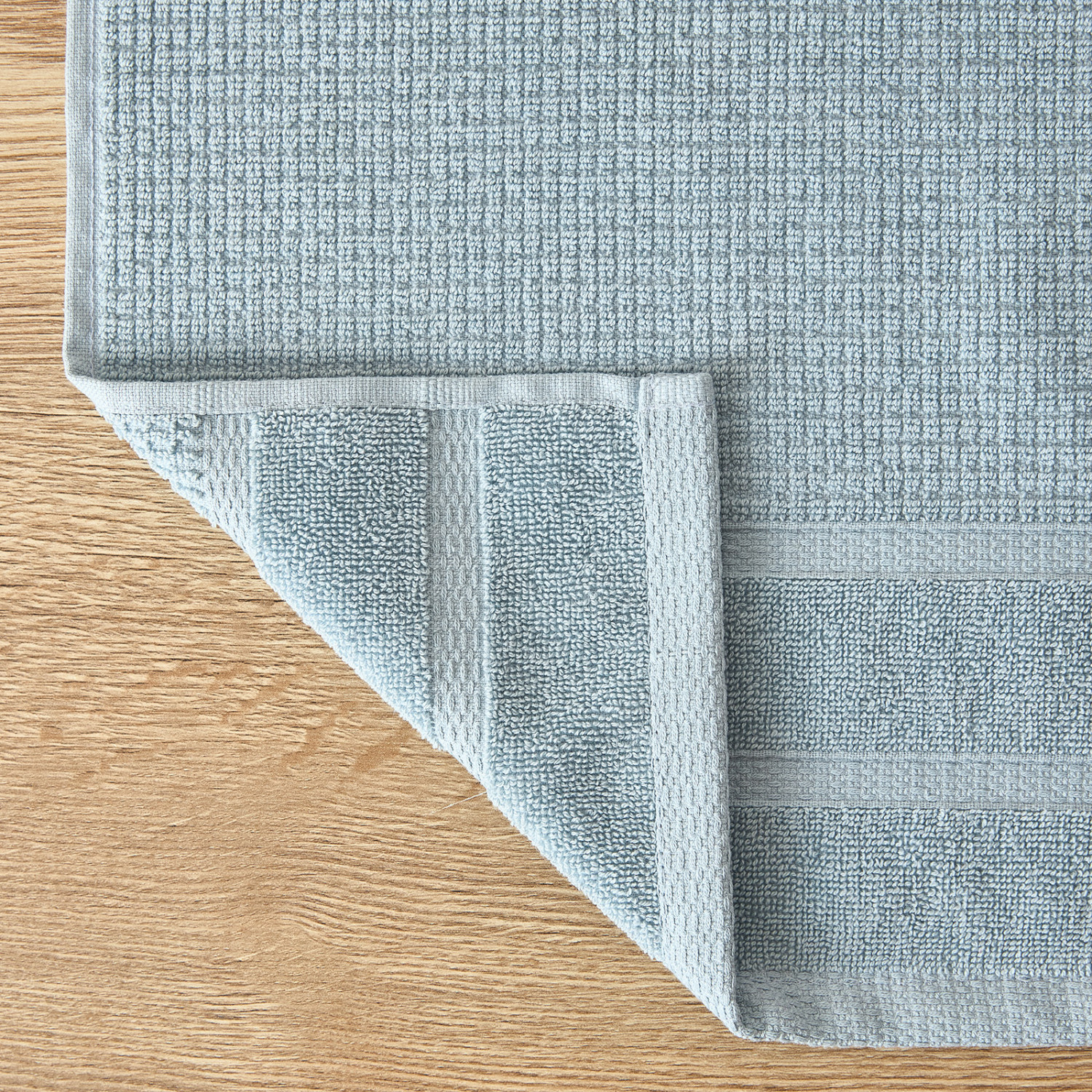 Полотенце махровое Irma, голубое - фото № 3