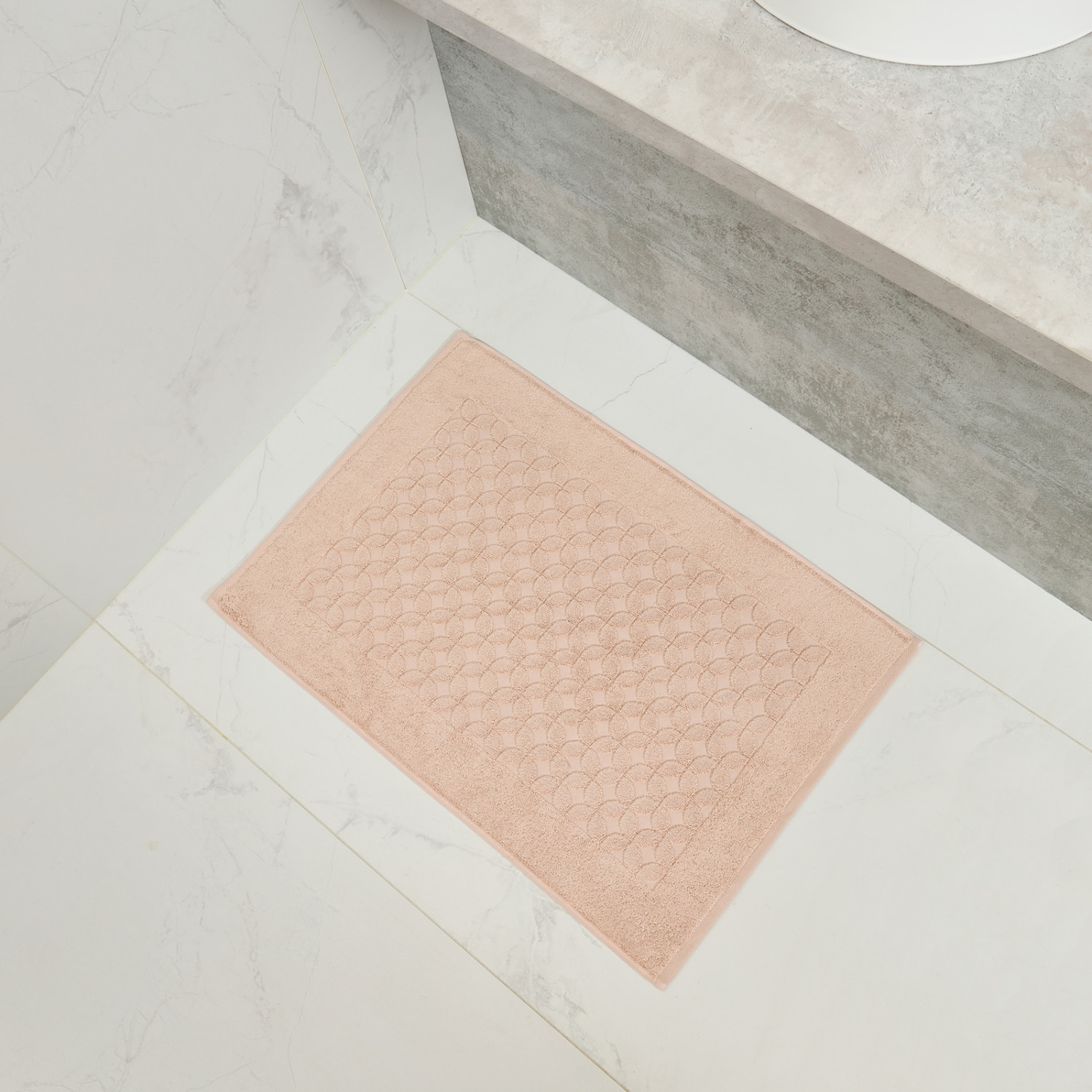 Полотенце махровое Освещение/Illumination для ног, бежевое