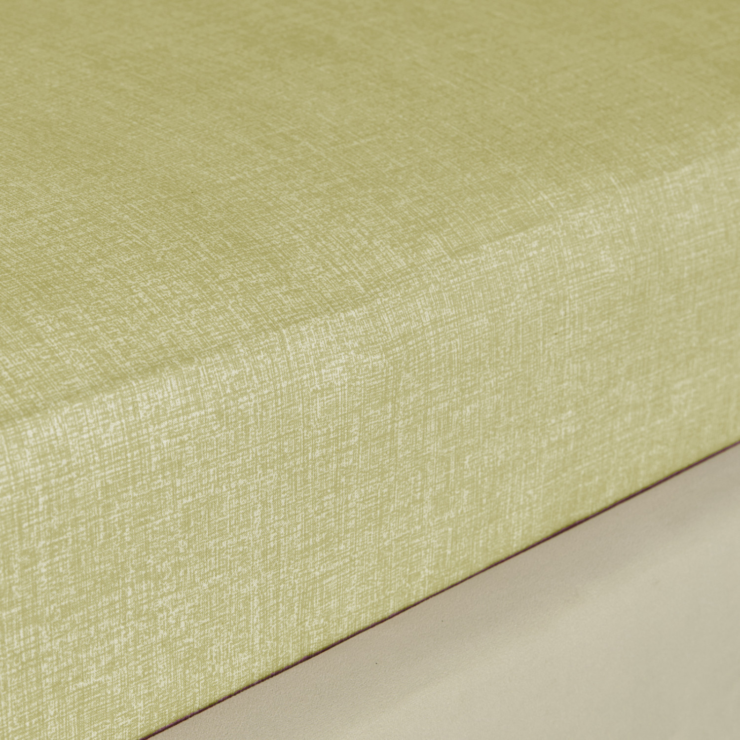 Простыня на резинке Meadow, зеленая - фото № 2