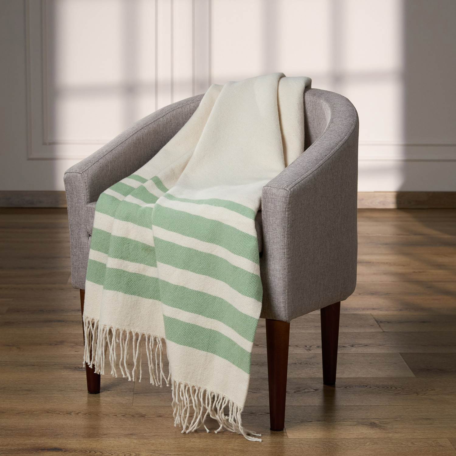 Плед Маттео, зеленый