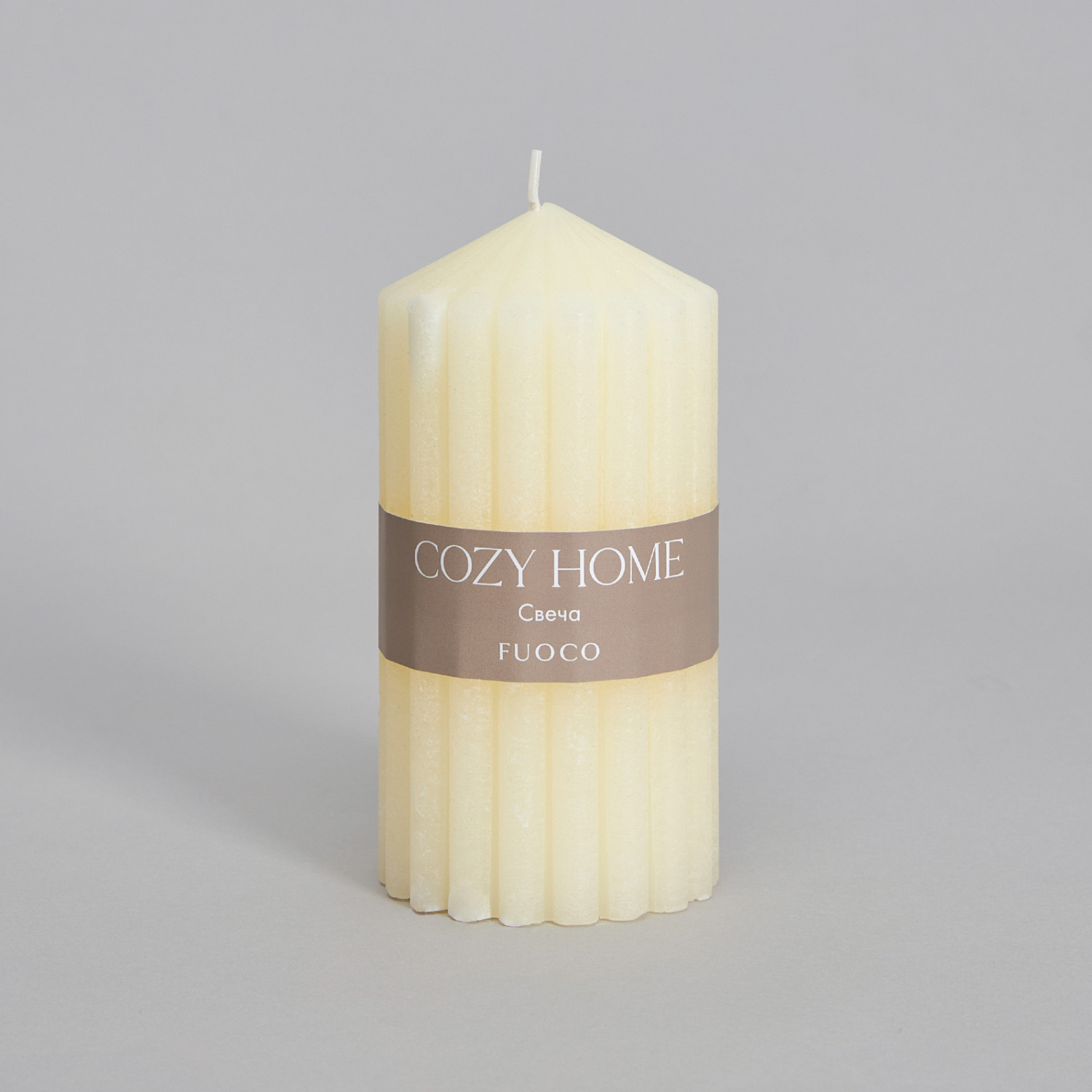 Свеча Fuoco, слоновая кость