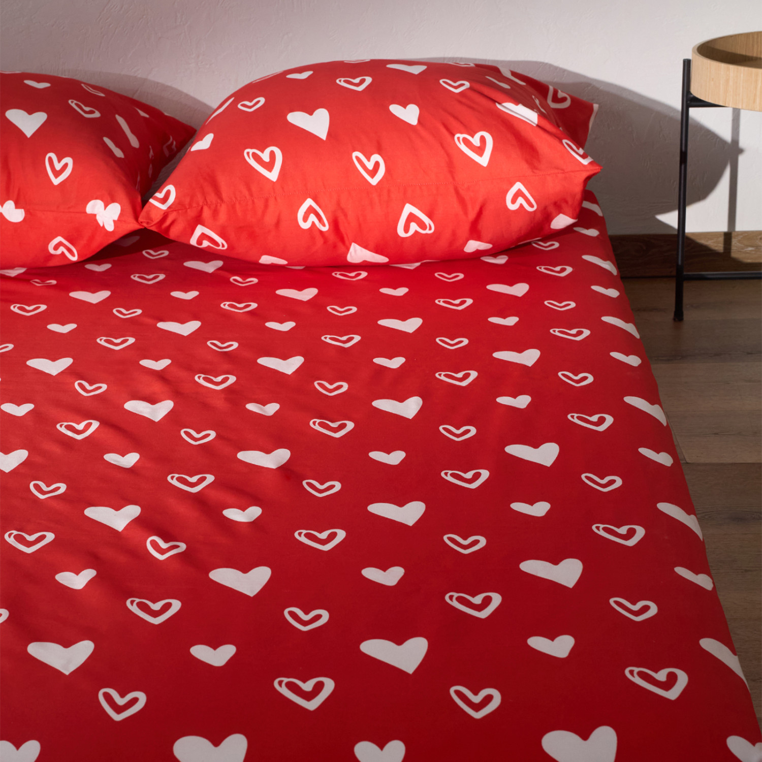 Постельное белье Floox Красное сердце - фото № 8