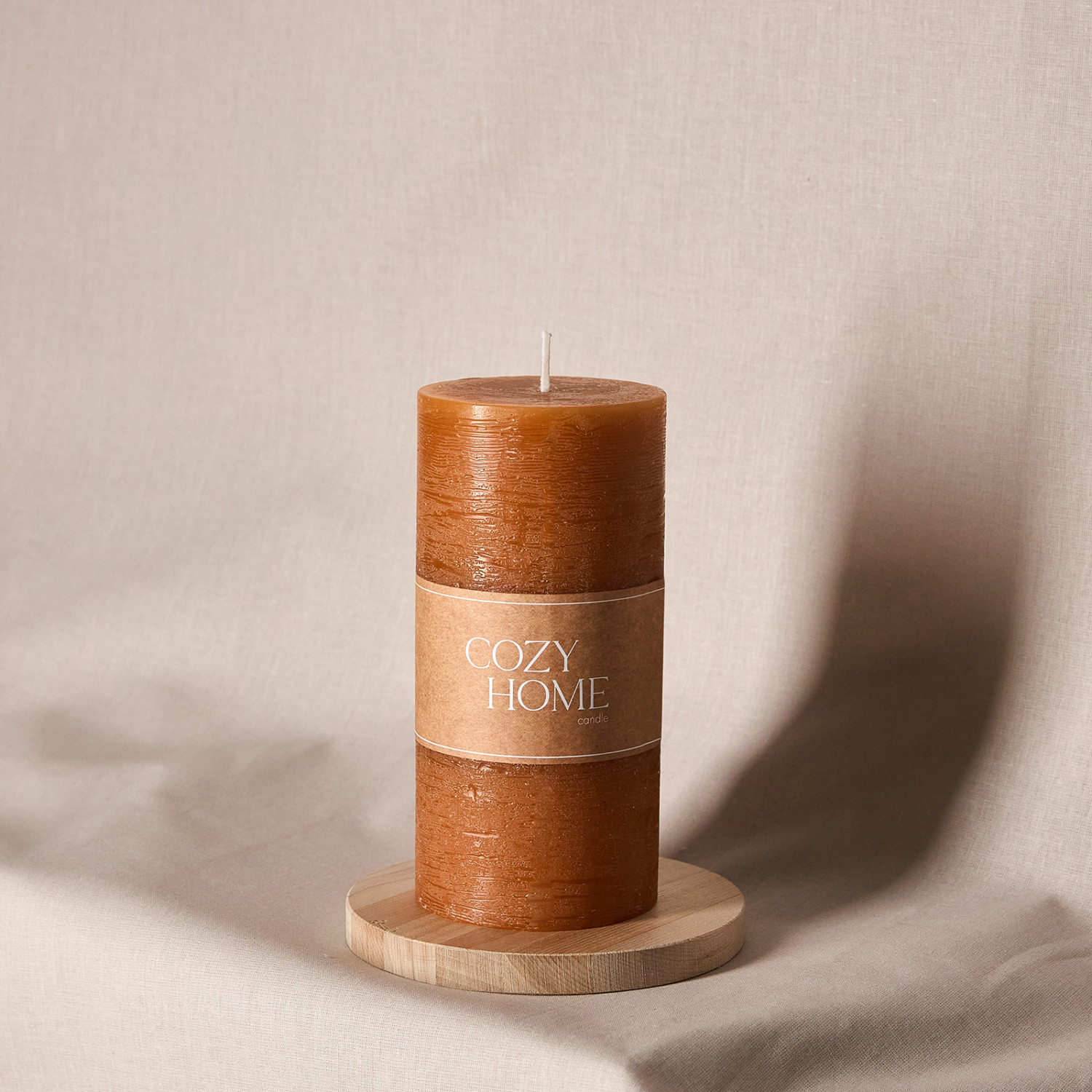 Свеча Пламя/Fiamma классическая, охра