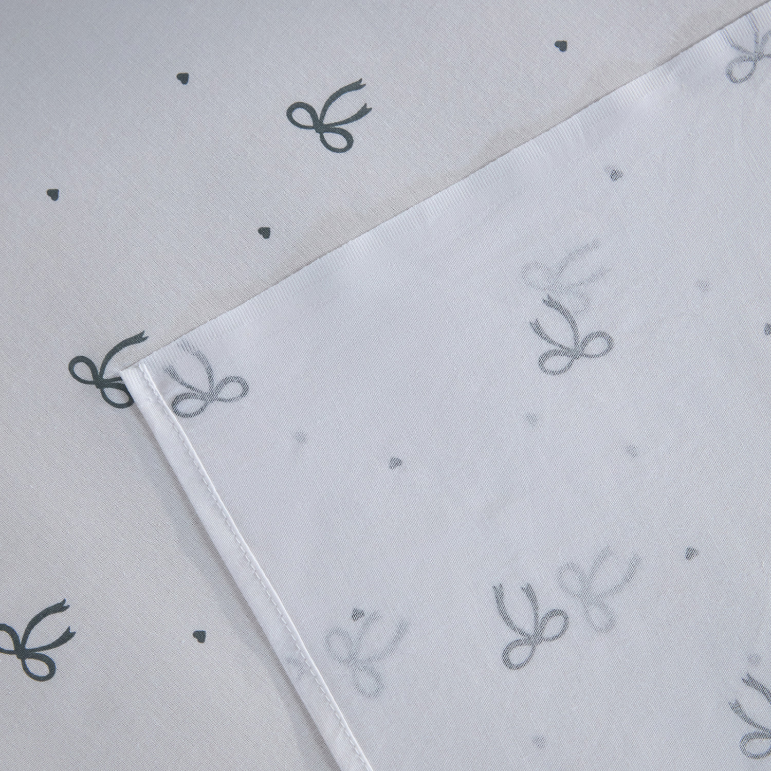 Простыня Графитовый бант - фото № 6