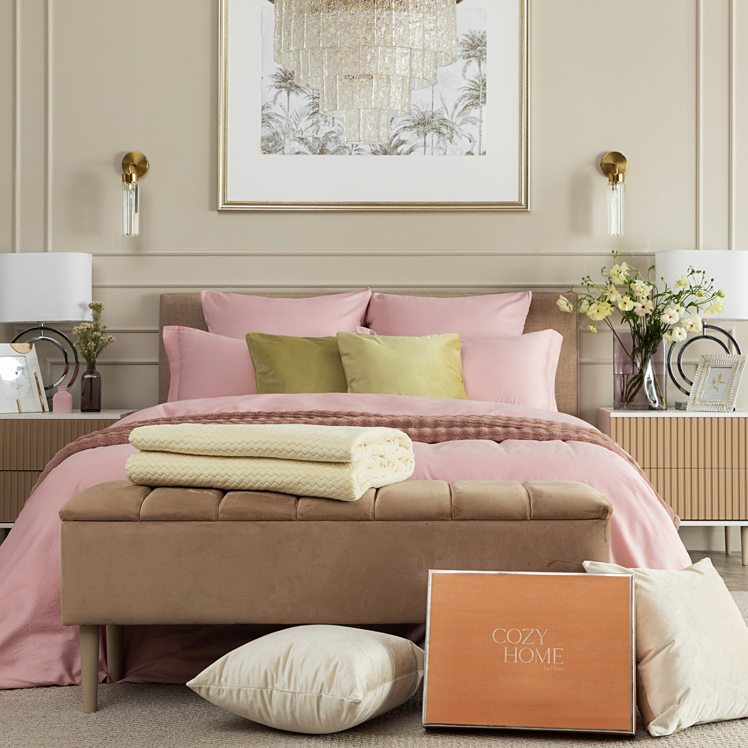 Постельное белье Soft pink, сатин - фото № 11