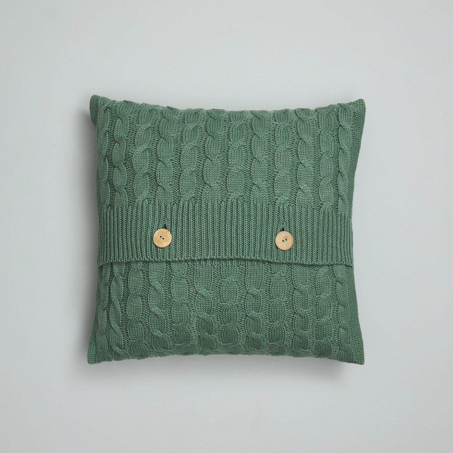 Наволочка декоративная Villena, зеленая - фото № 3