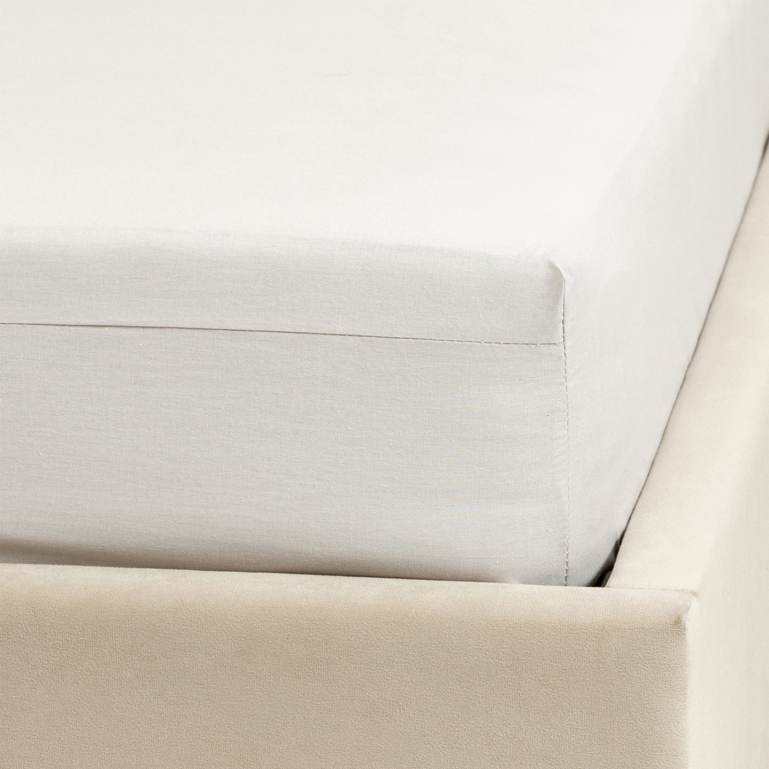 Простыня на резинке Gray Pearl