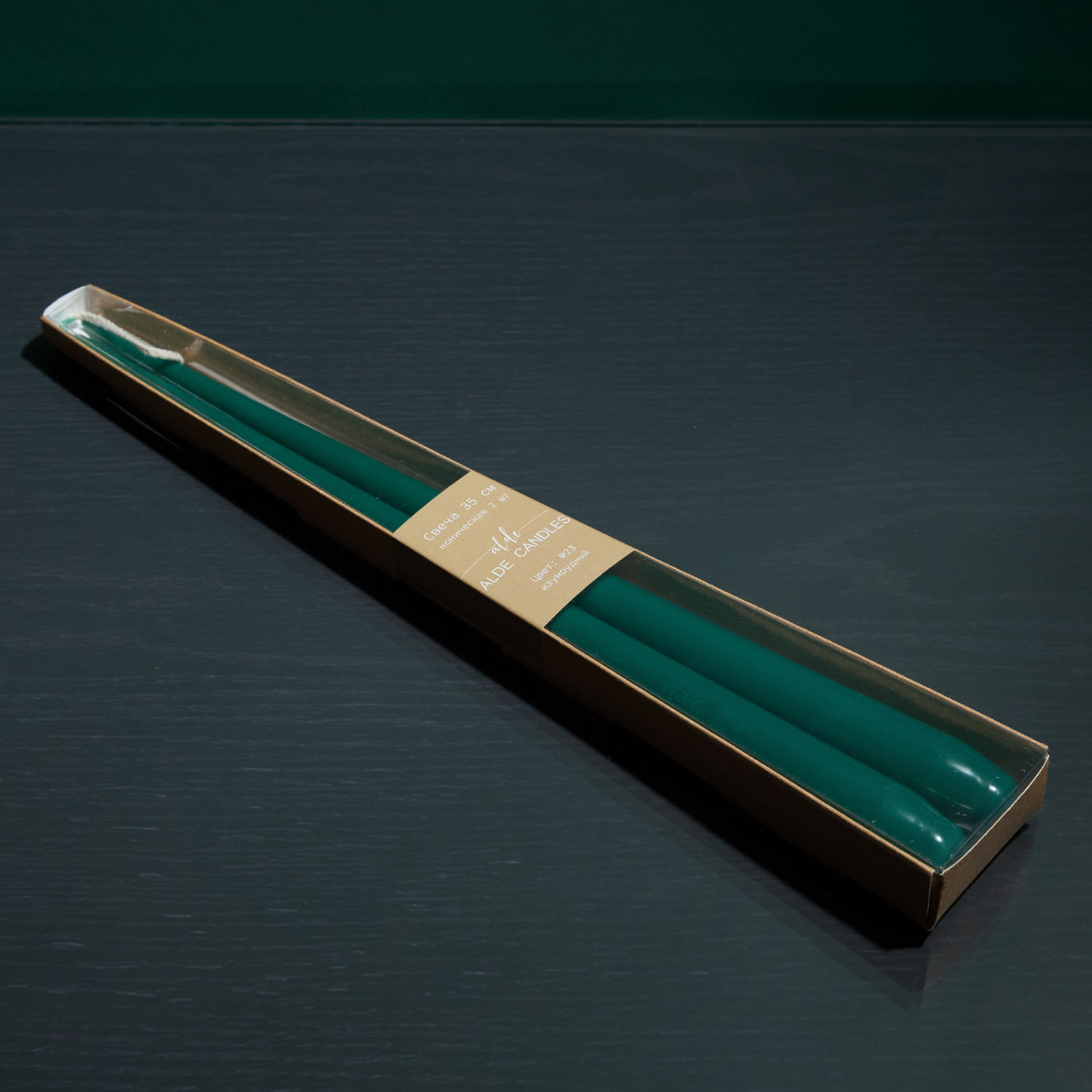 Набор свечей Estate, изумрудный - фото № 6