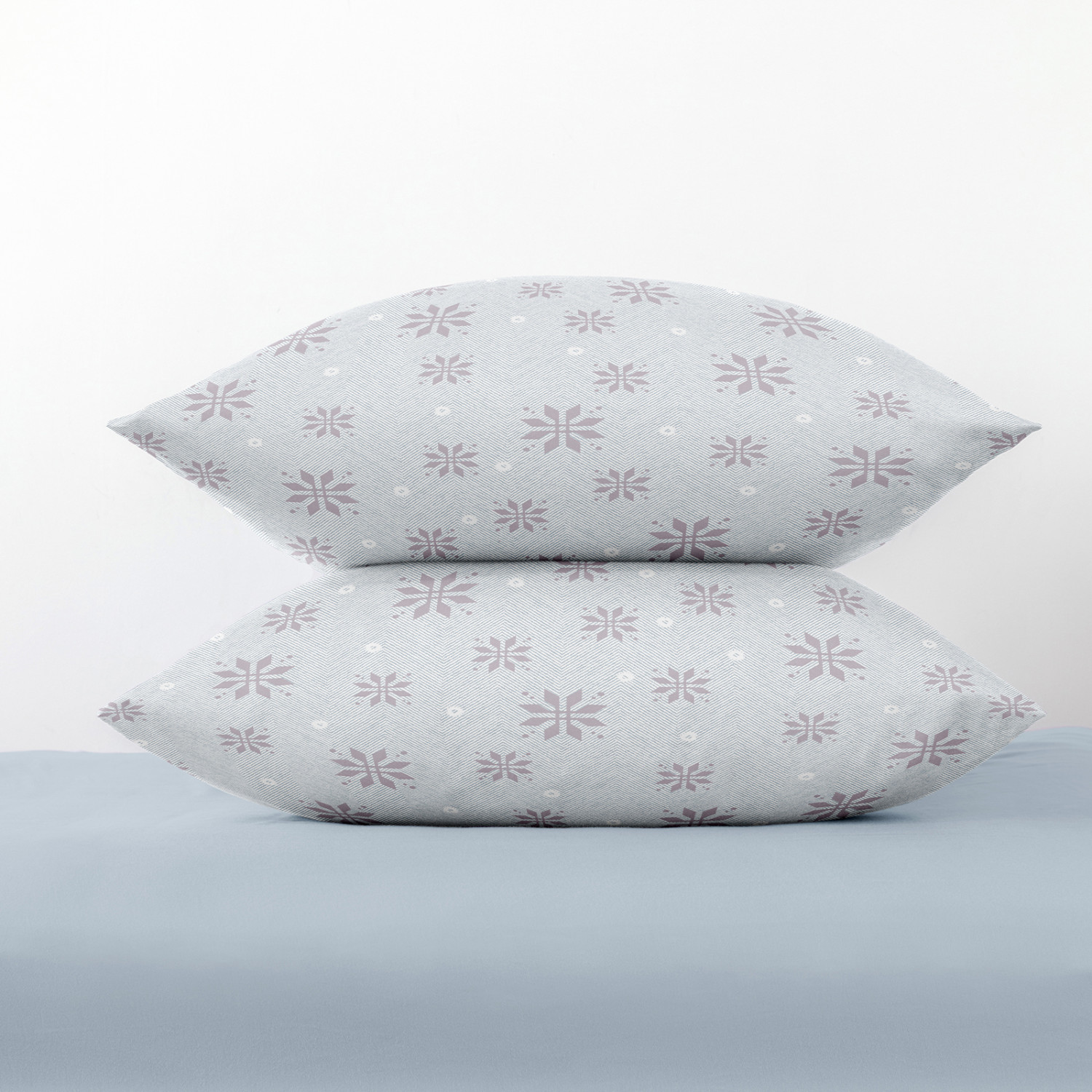 Комплект наволочек Snowflakes - фото № 5