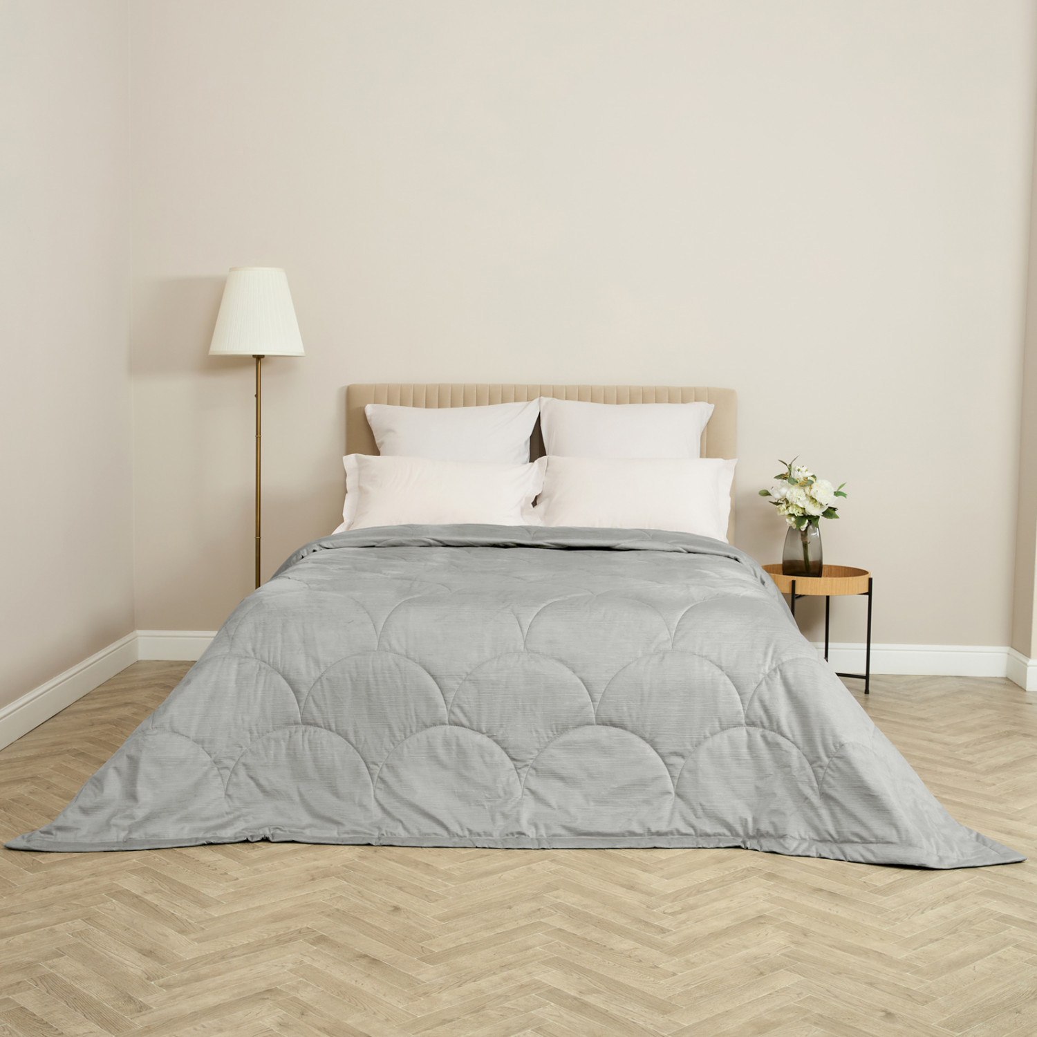 Покрывало Adelfa, серое - фото № 2