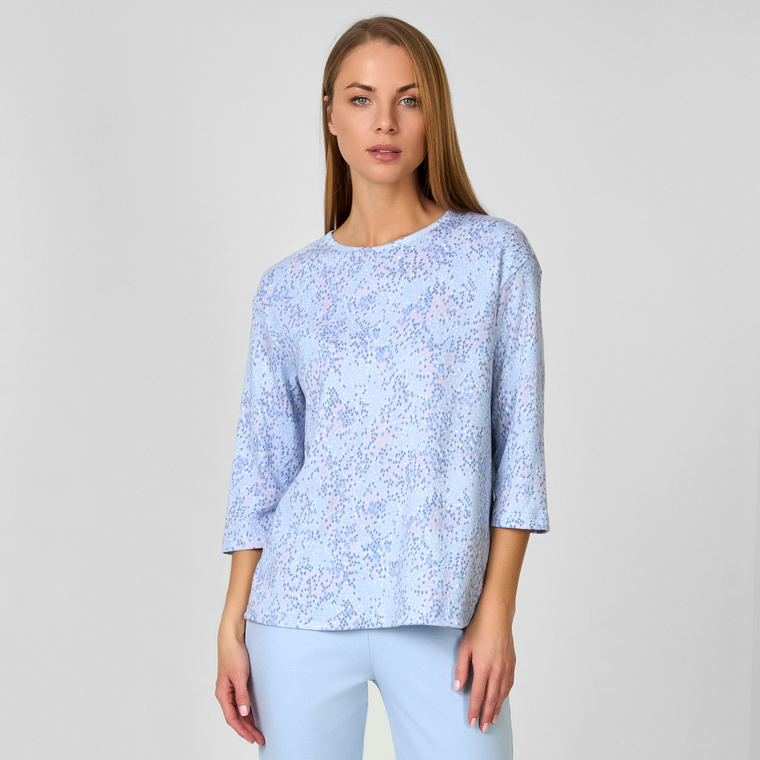 Пижама Autumn, голубая II - фото № 2