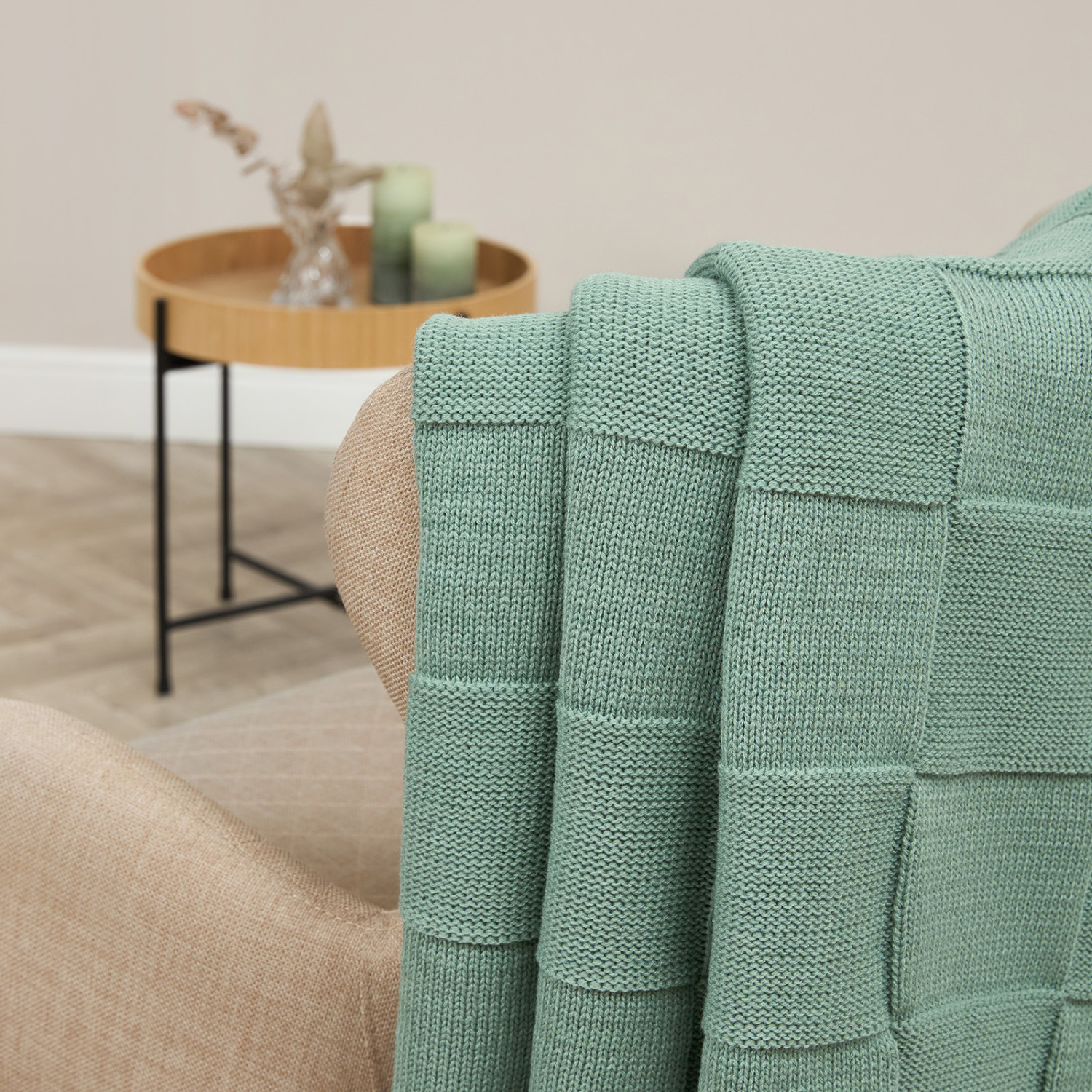 Плед Ambra, олива - фото № 2