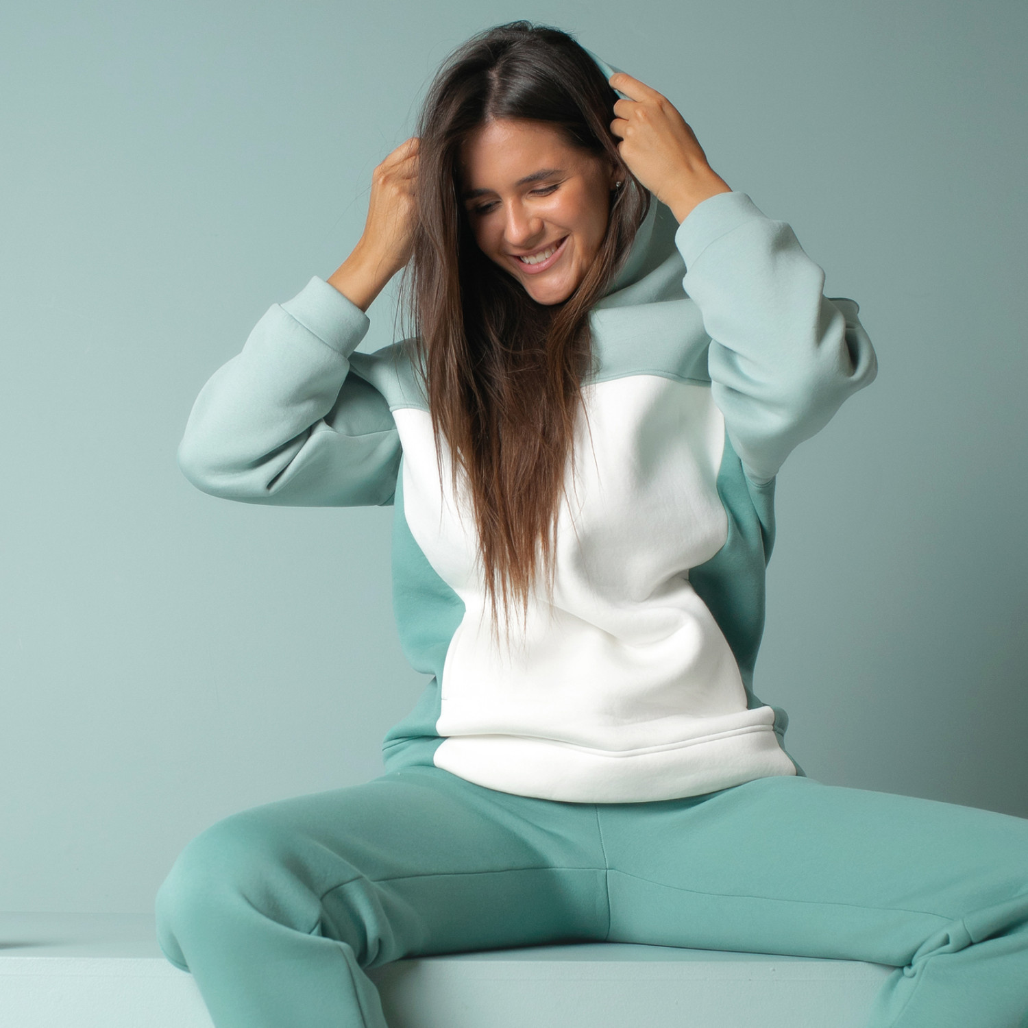 Худи Giorno, зеленое - фото № 2