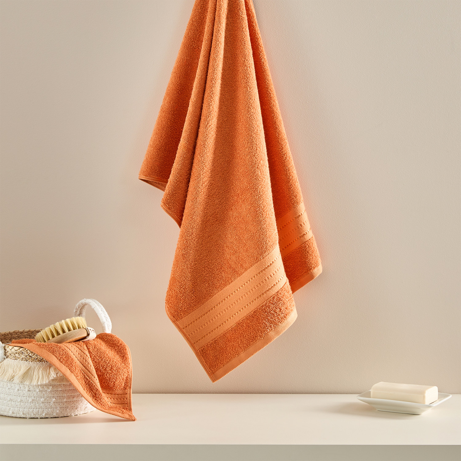 Полотенце махровое Базена/Basena, охра