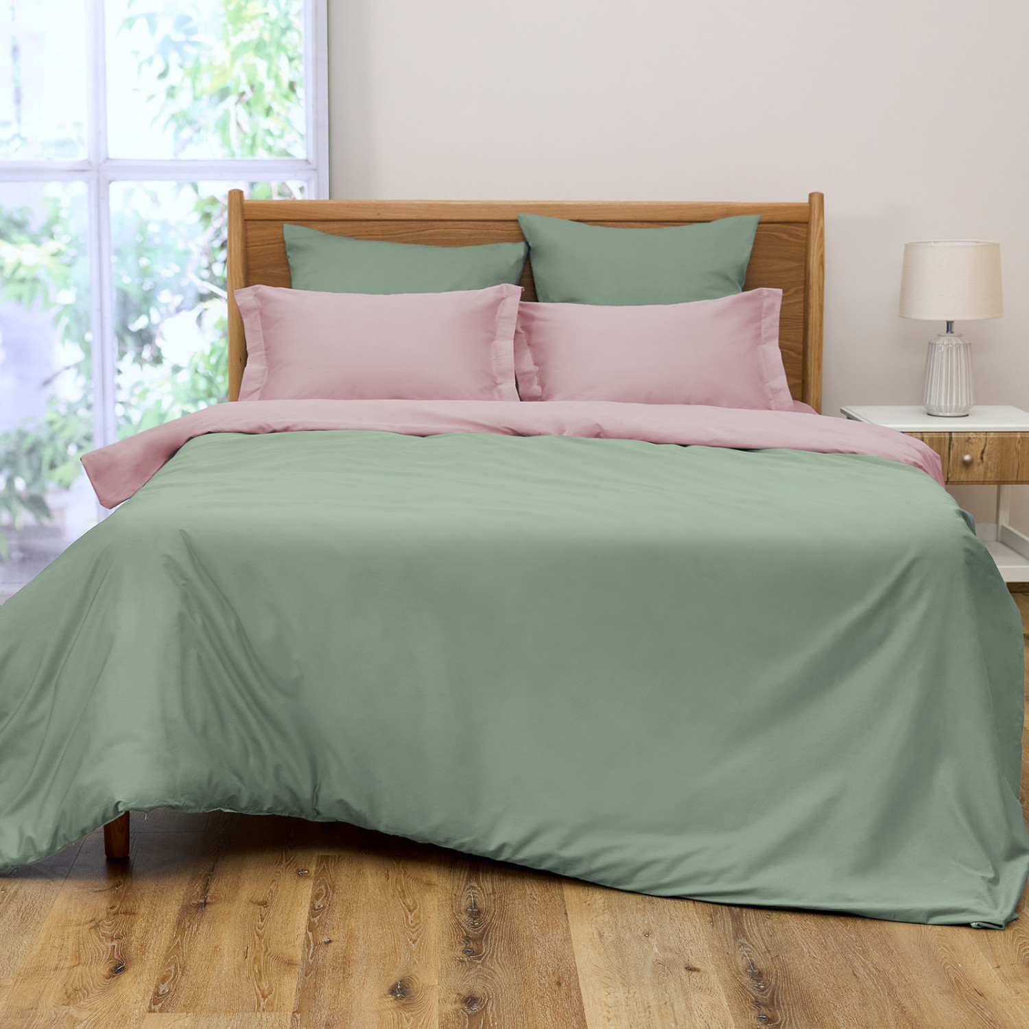 Постельное белье Cameo green & Peachskin - фото № 6