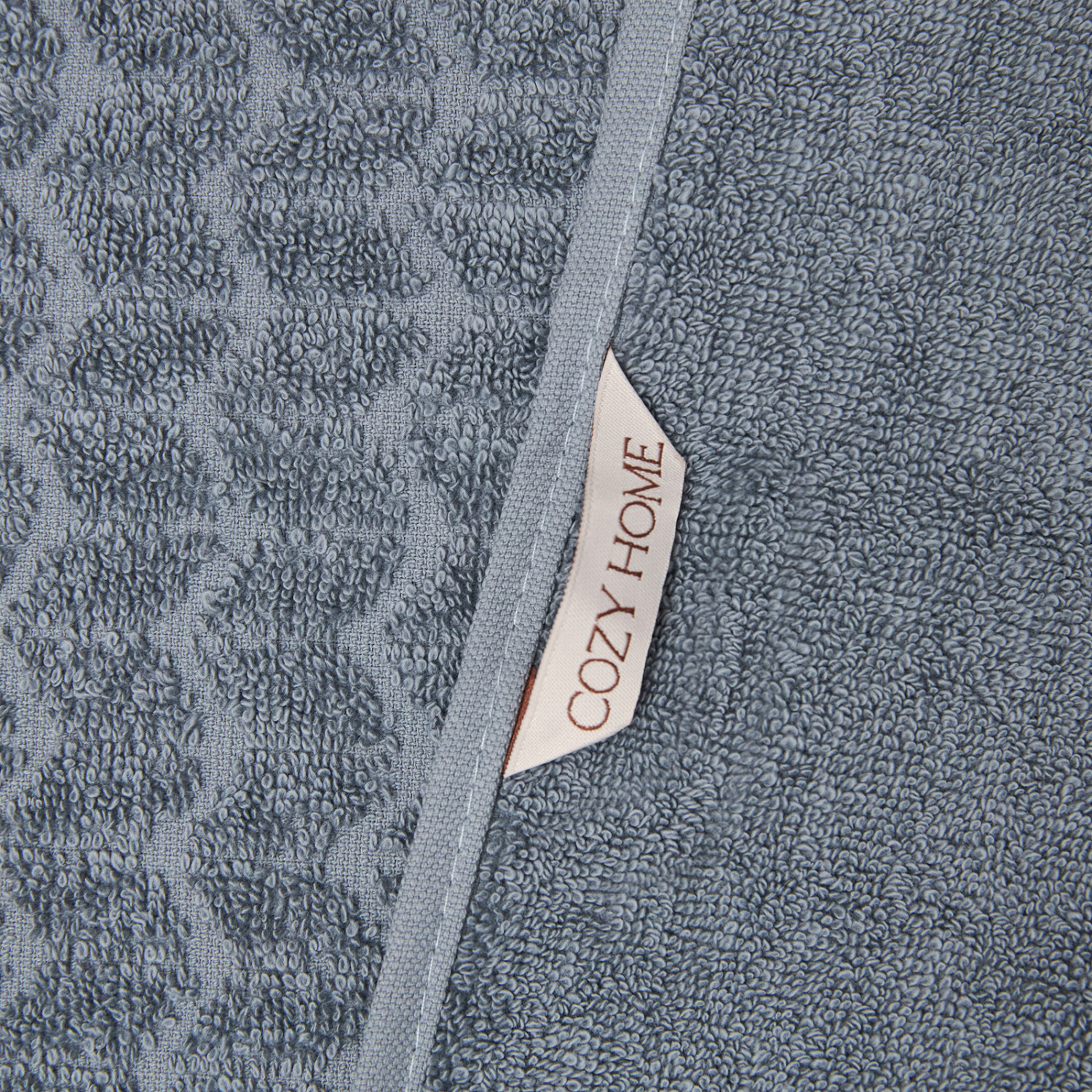 Полотенце махровое Страсть/Passione, голубое - фото № 3