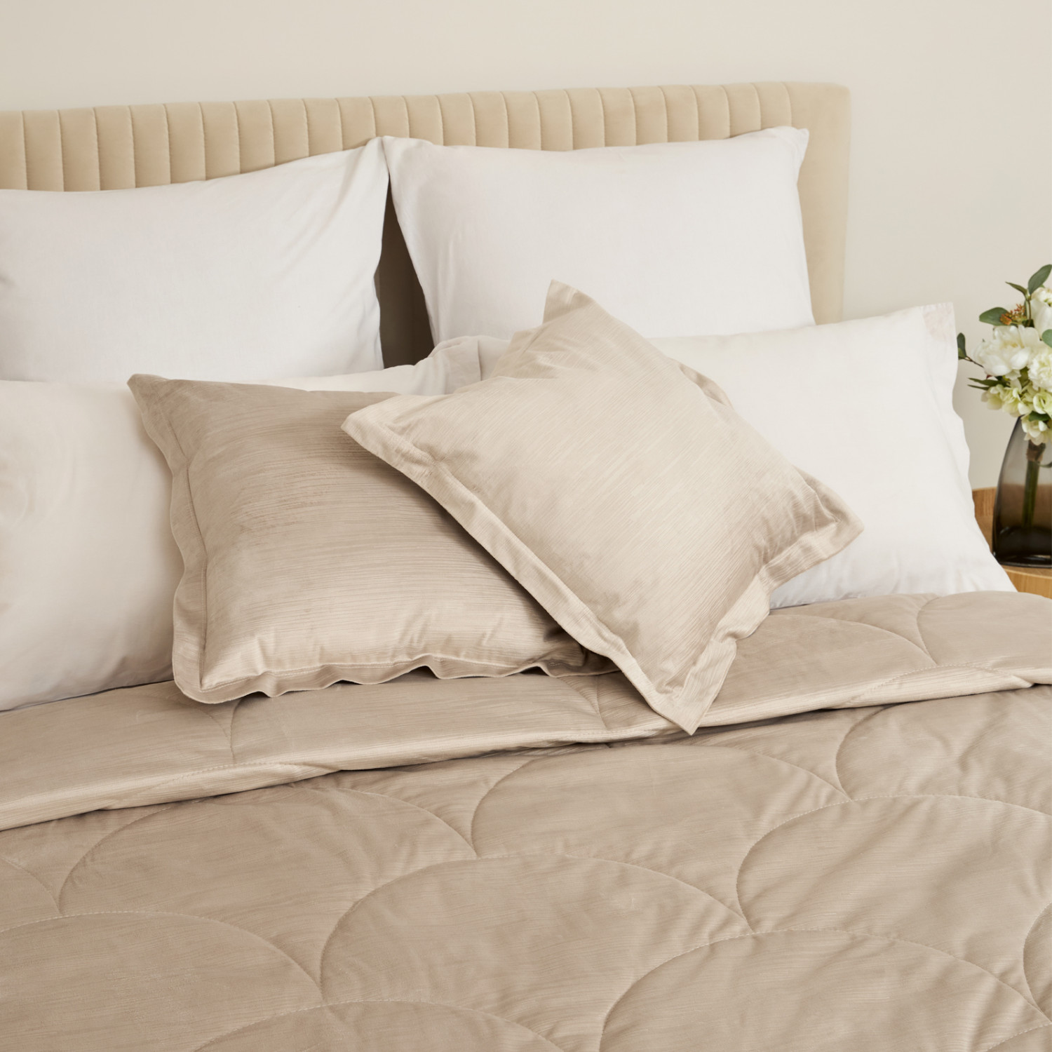 Покрывало Adelfa, бежевое - фото № 7