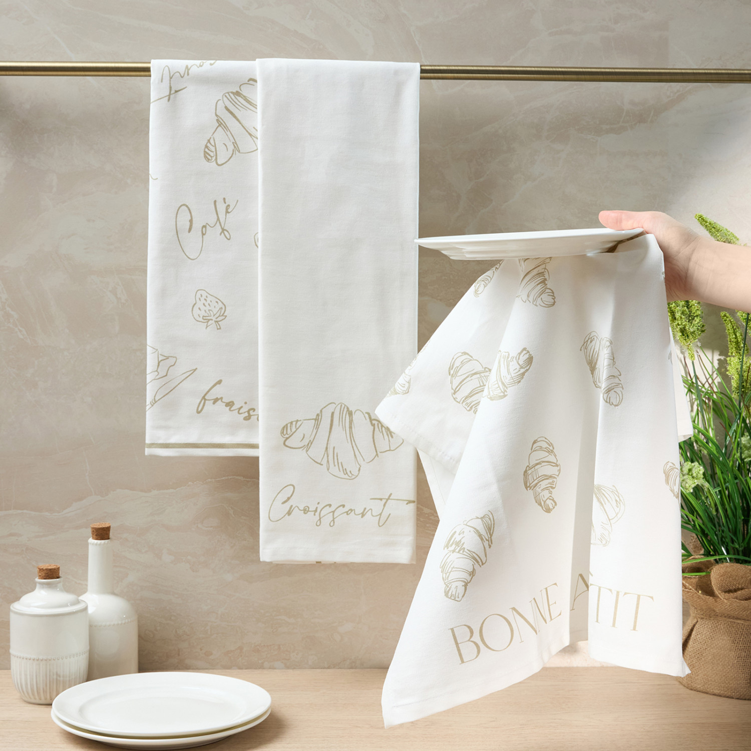 Комплект полотенец Круассан/Croissant - фото № 2