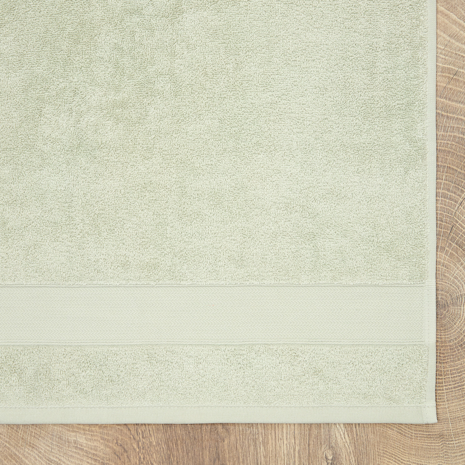 Полотенце махровое Lordy, серо-зеленое - фото № 3