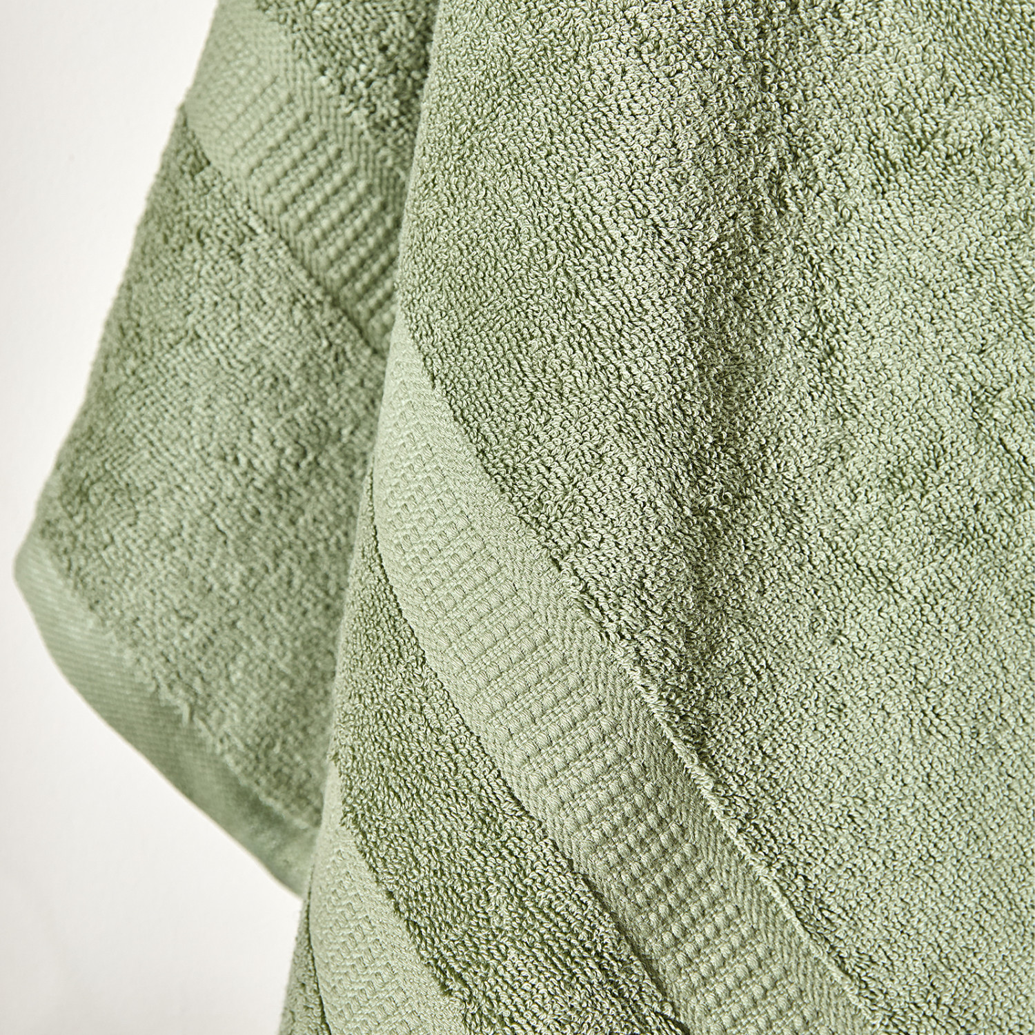 Полотенце махровое Bettino, зеленое - фото № 3