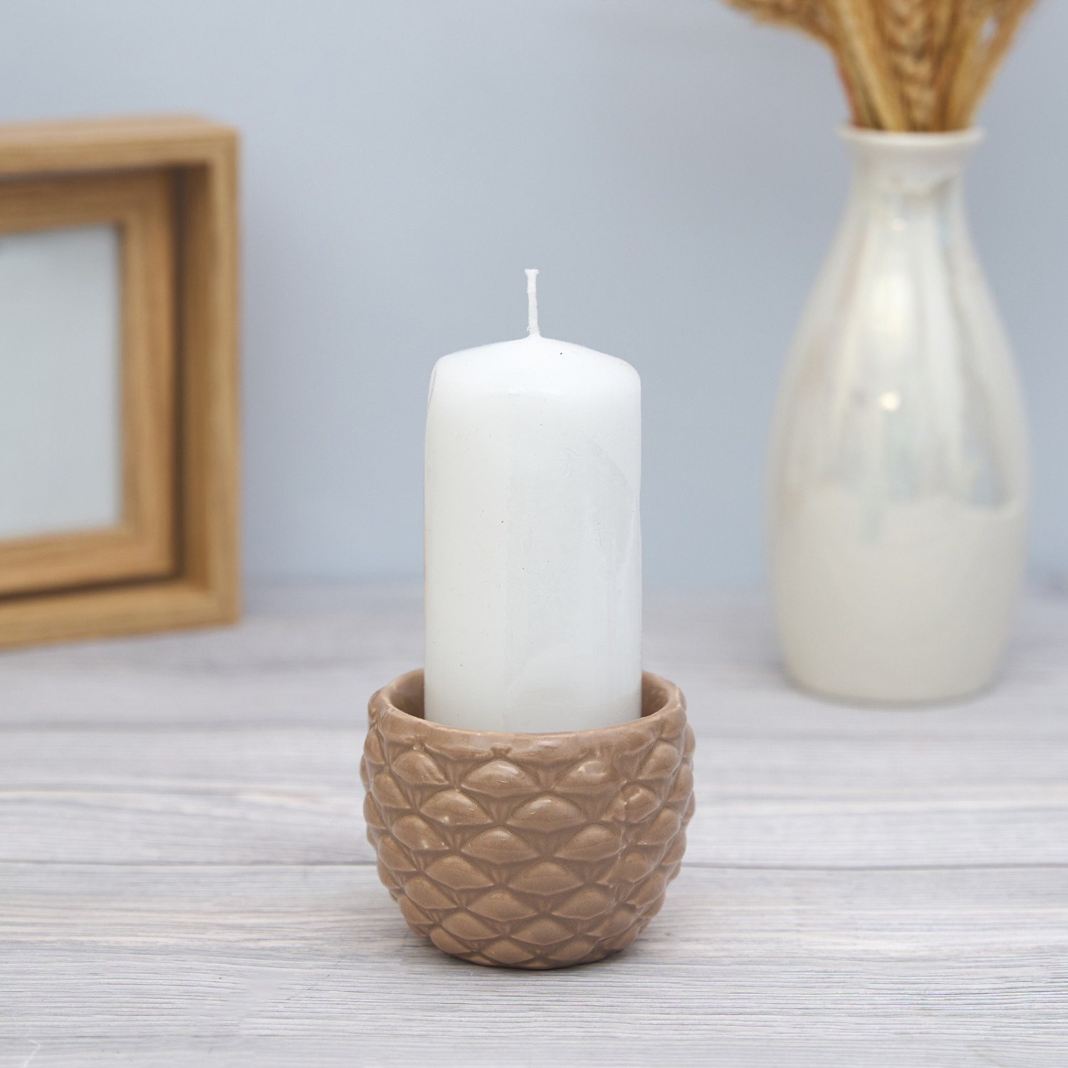 Подсвечник Capistrano, бежевый - фото № 2