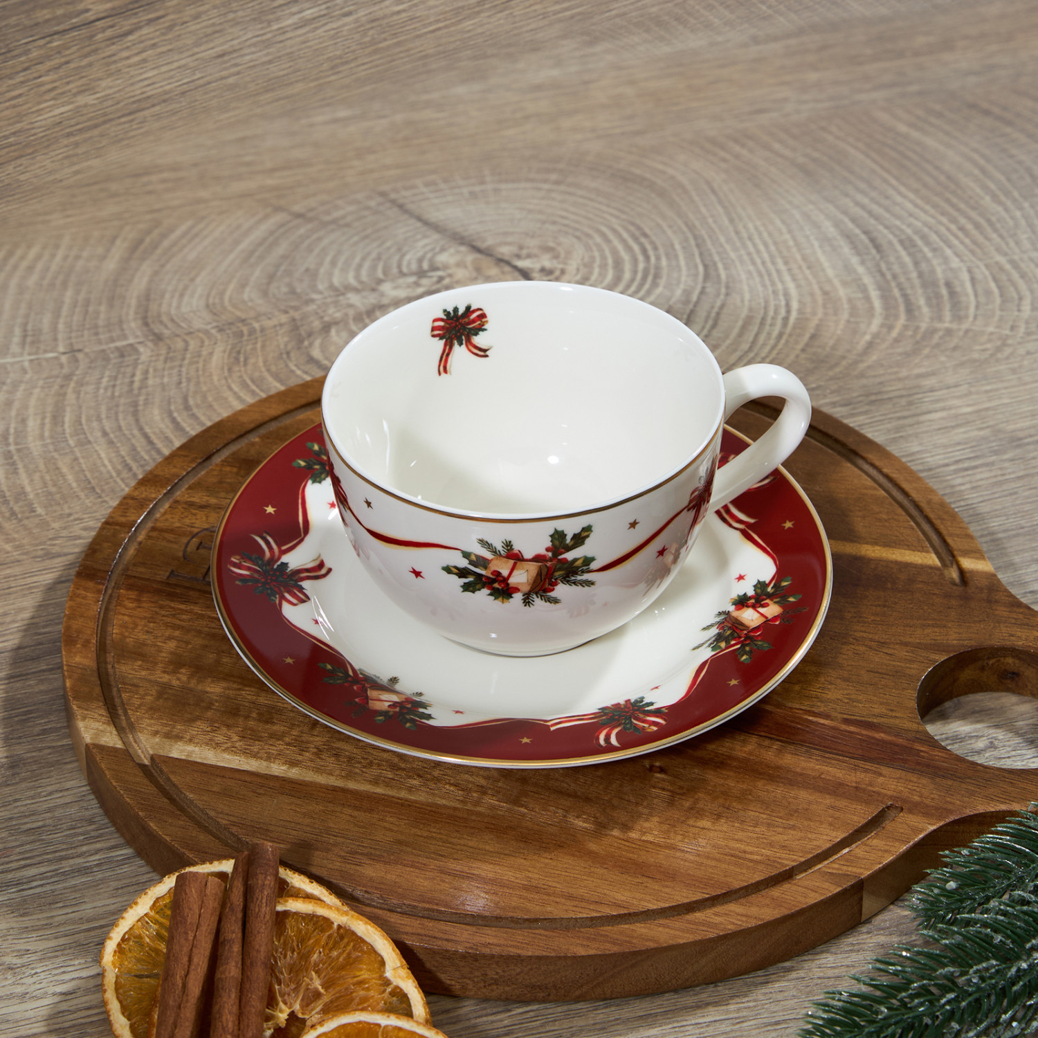 Чайная пара Рождественская сказка/ Christmas tale - фото № 5