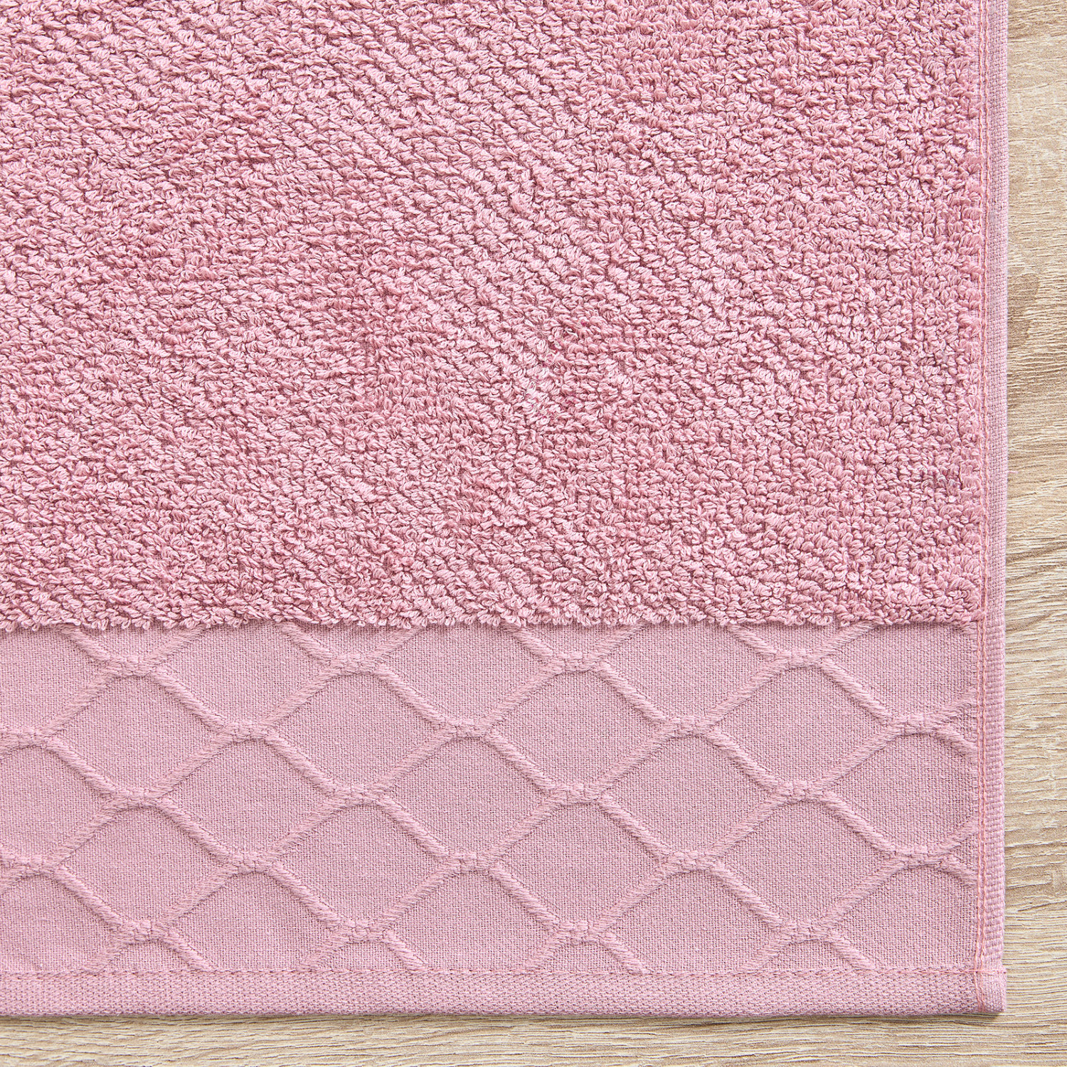 Полотенце махровое Savona, брусника - фото № 5