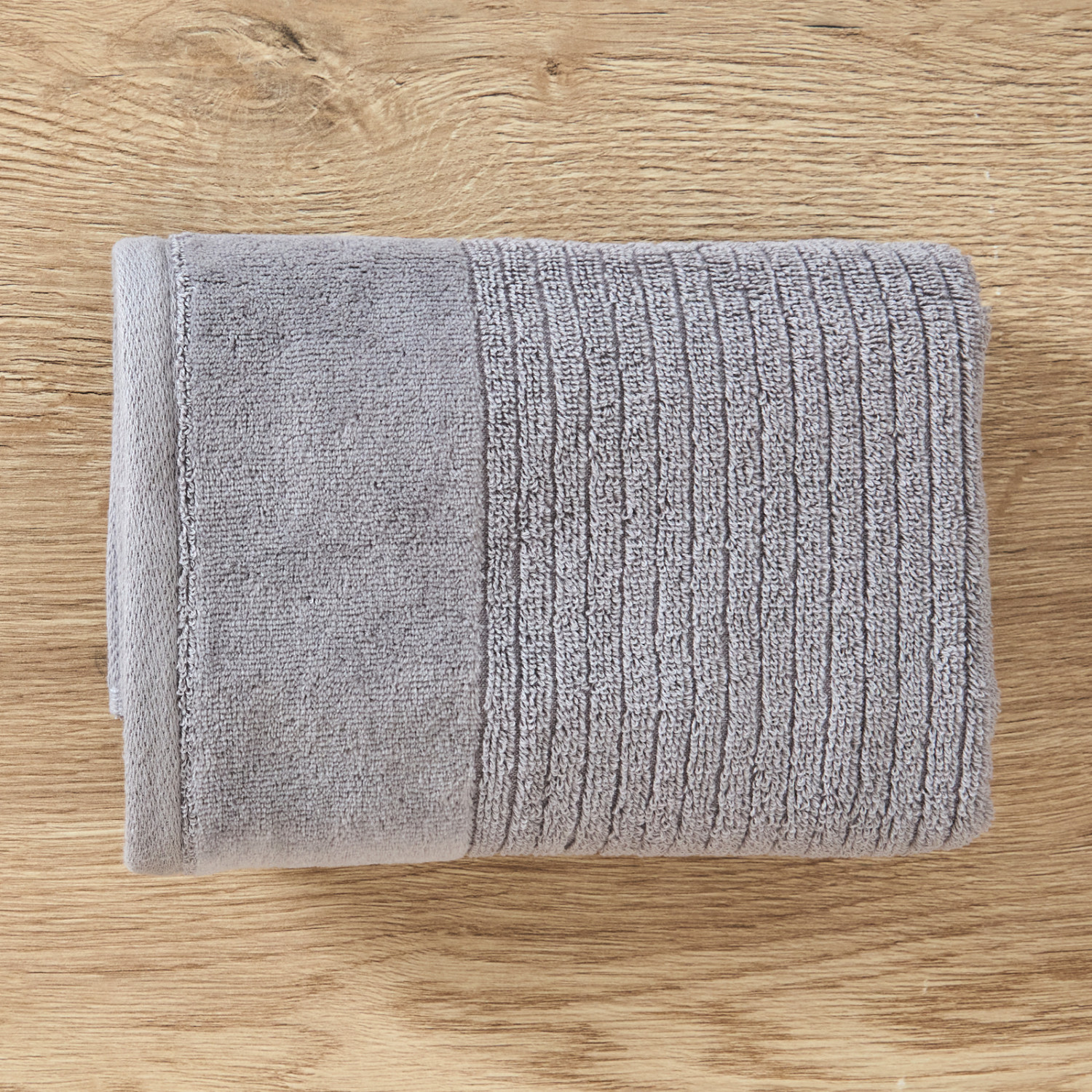 Полотенце махровое Винченца/Vincenza, серое I - фото № 4