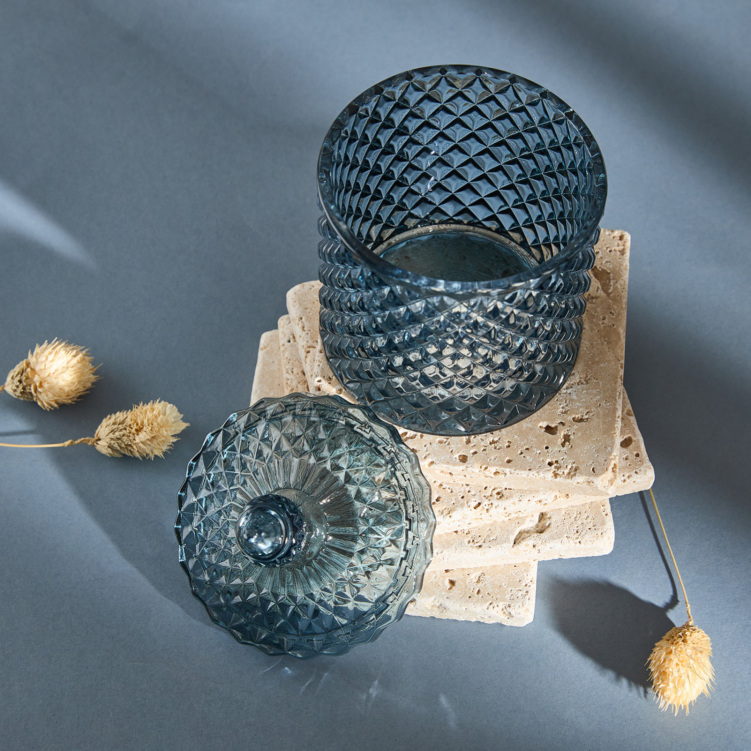 Шкатулка Fiona, голубая - фото № 3