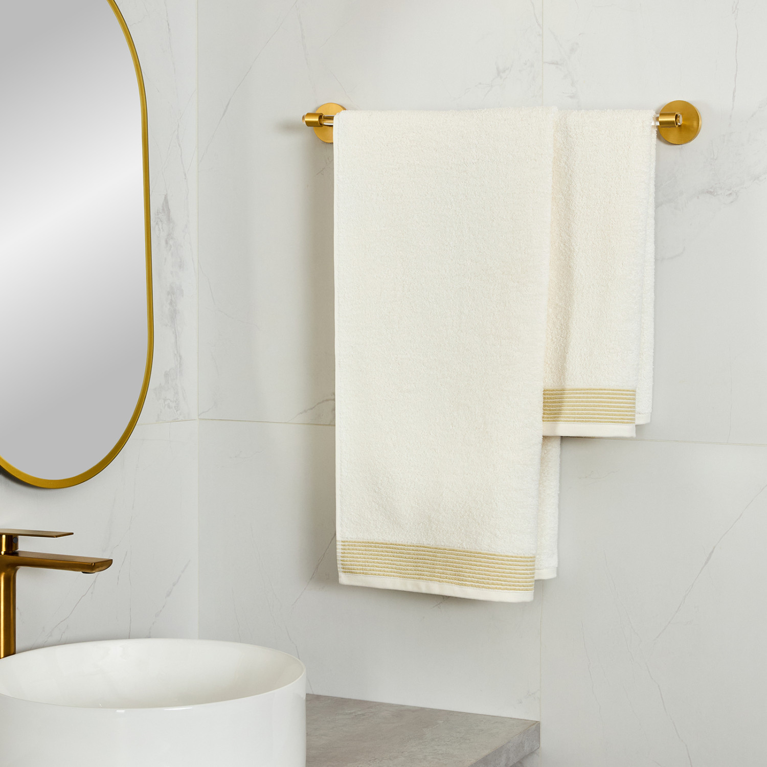 Полотенце махровое Галио/Galio, лайм - фото № 5