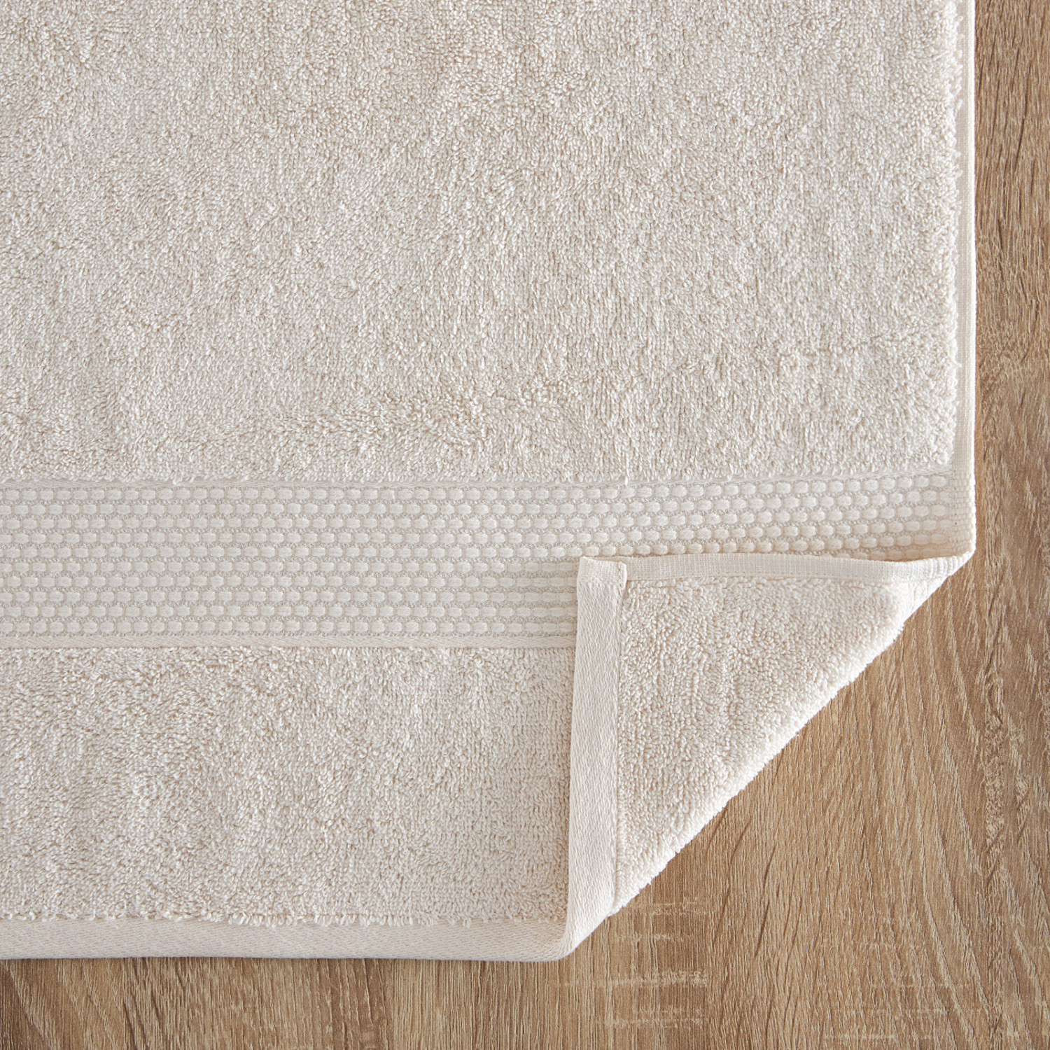 Полотенце махровое Favo, бежевое - фото № 2