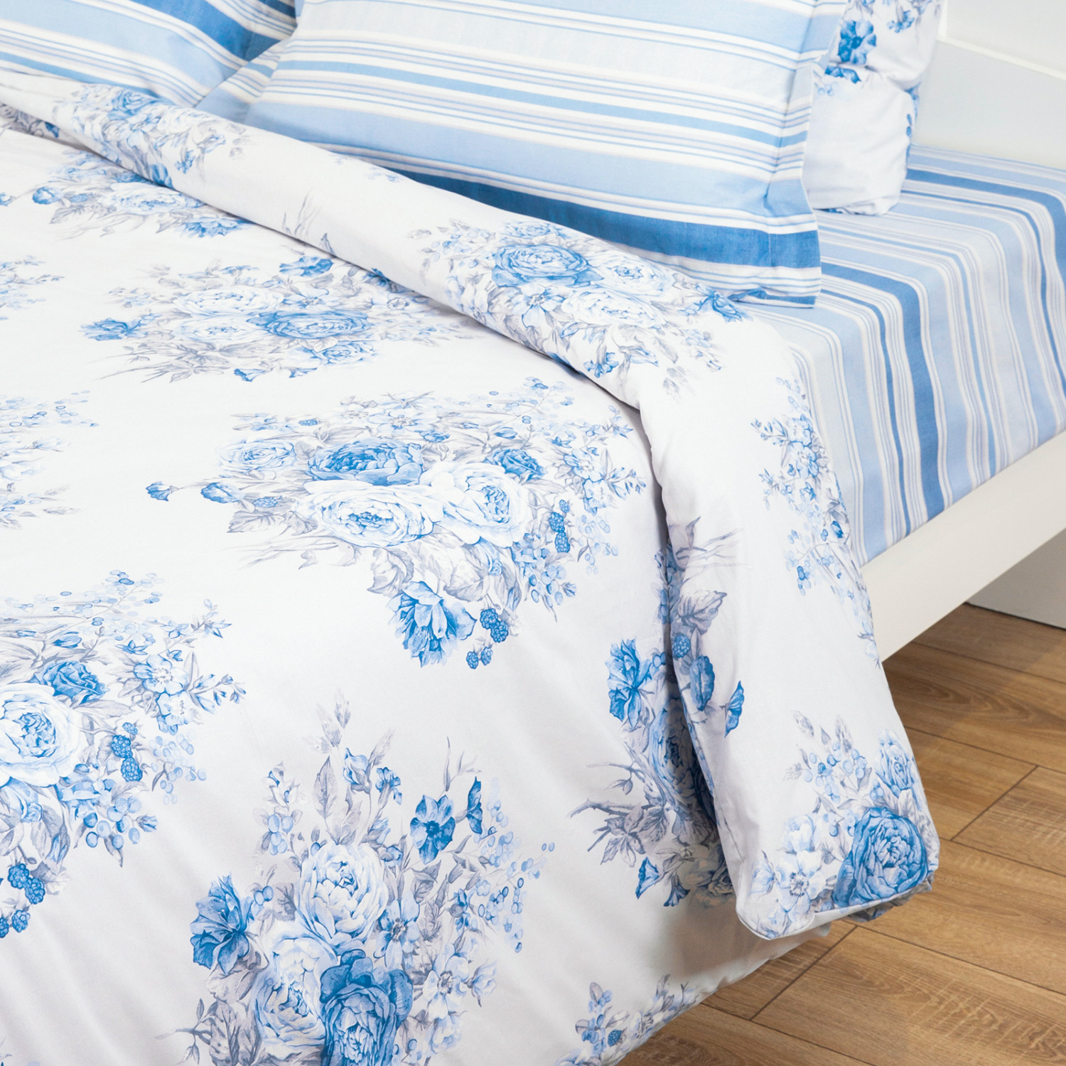 Пододеяльник Rosalia, голубой - фото № 2
