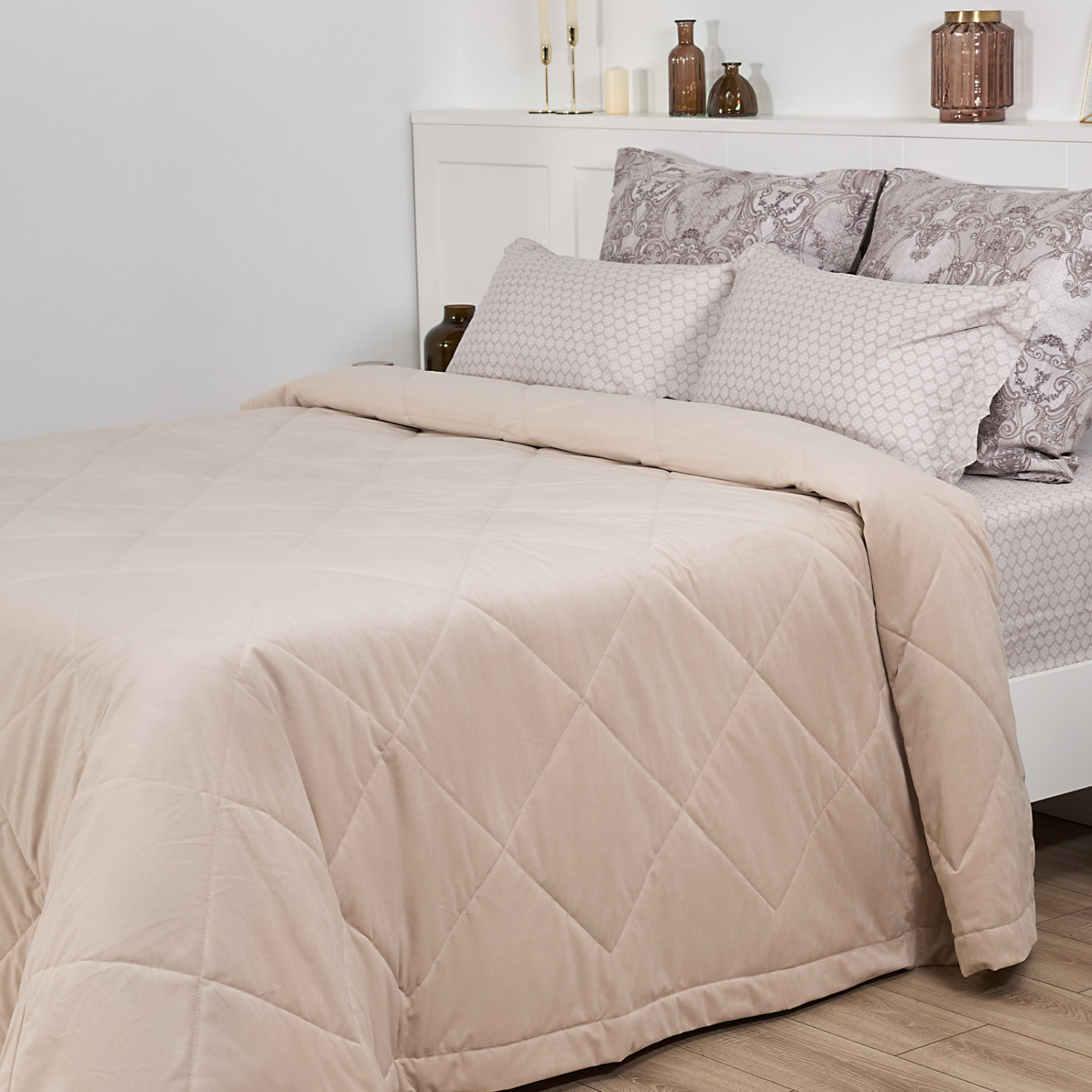 Покрывало Vellut, айвори